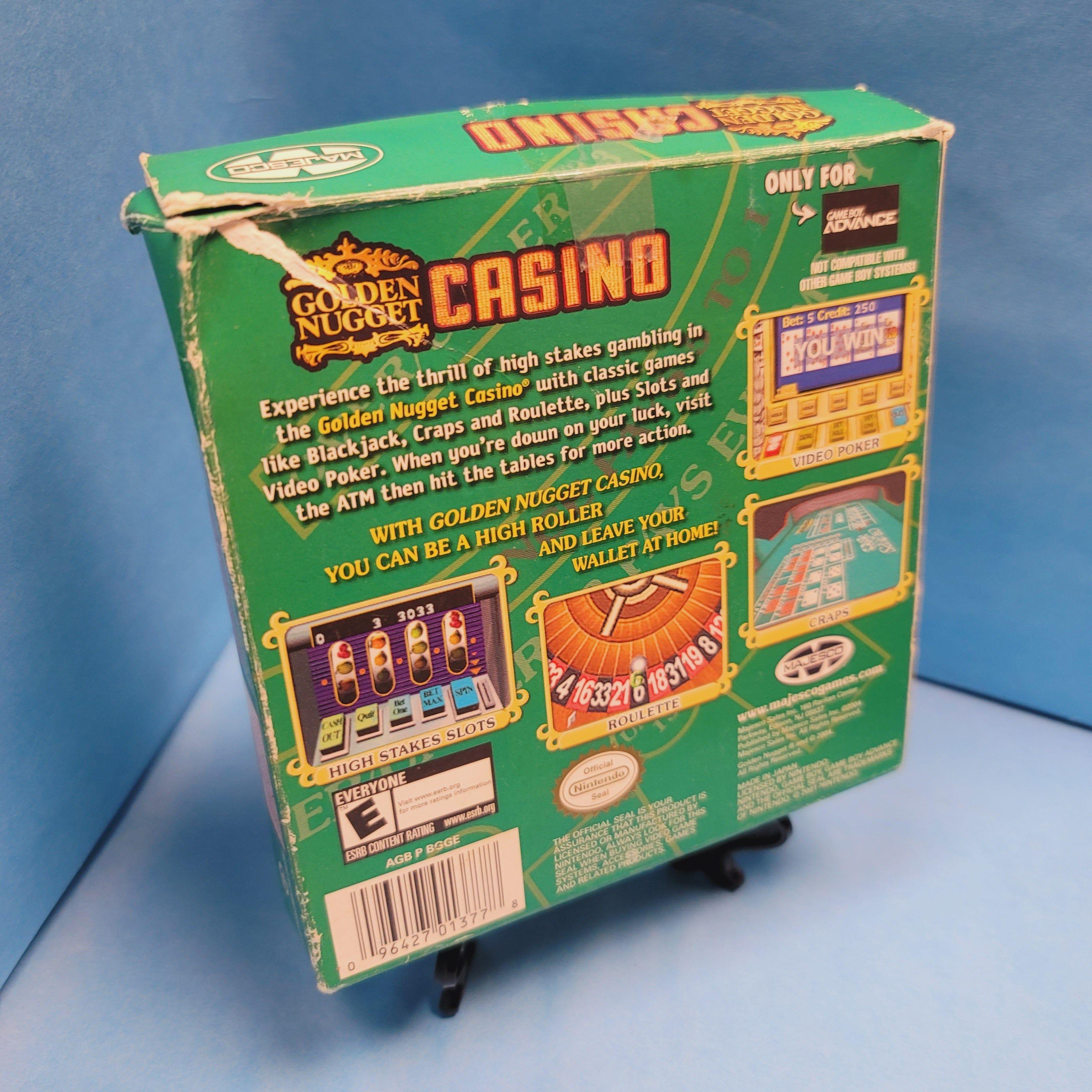 GBA - Golden Nugget Casino (Complete in Box / D / With Manual)