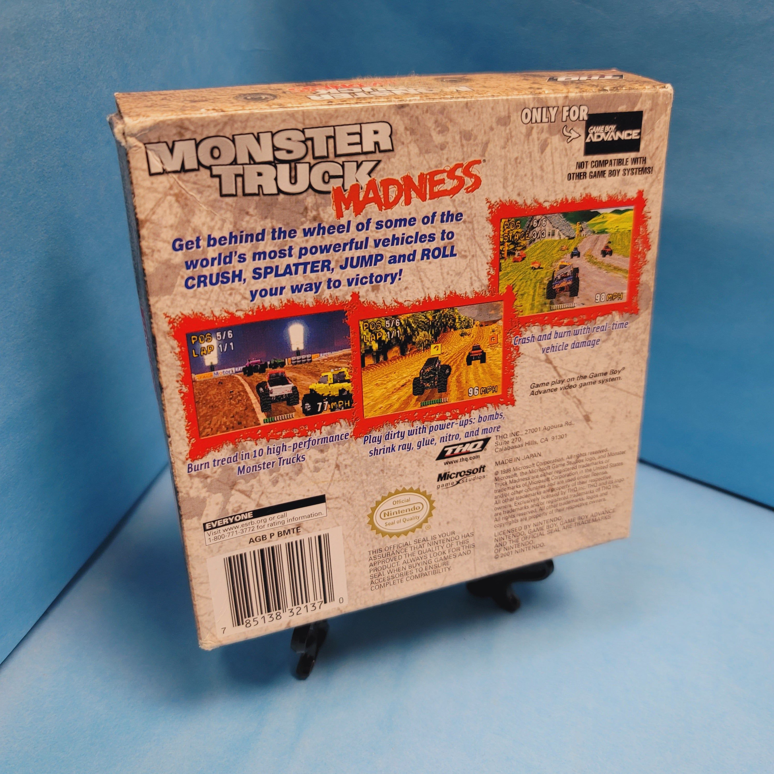 GBA - Monster Truck Madness (Complete in Box / B- / With Manual)