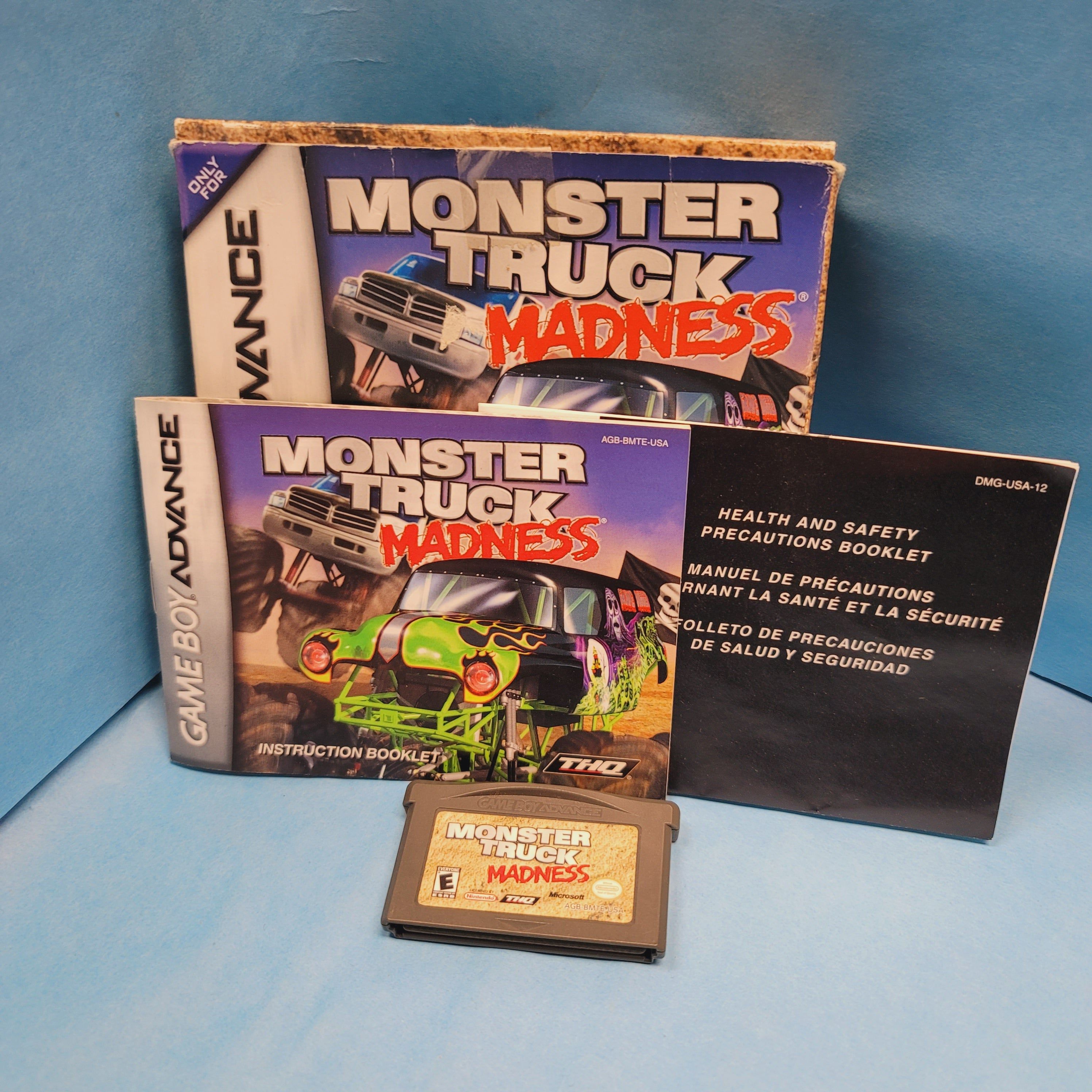 GBA - Monster Truck Madness (Complete in Box / B- / With Manual)