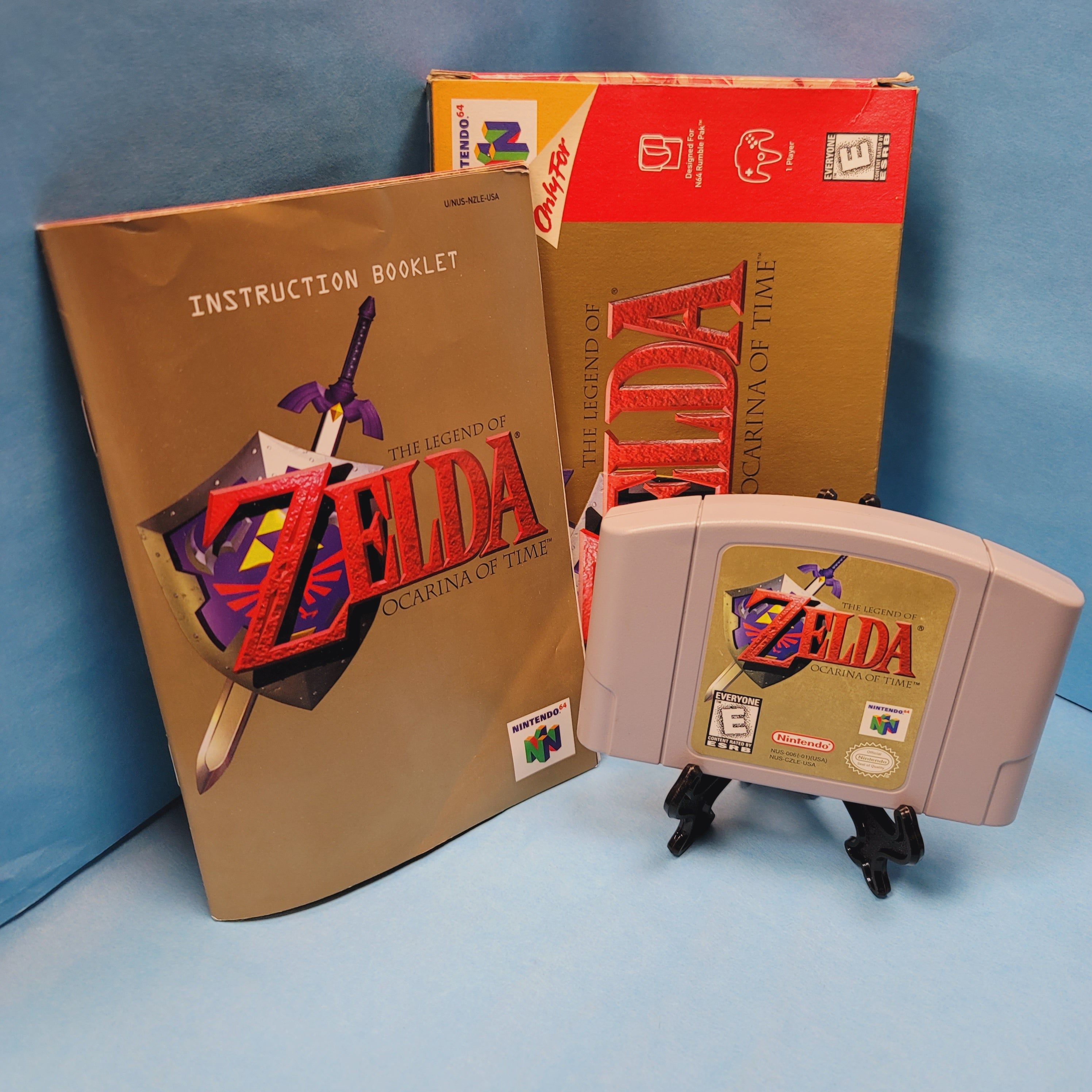 N64 - The Legend of Zelda Ocarina of Time (Complete in Box / A / With Manual)