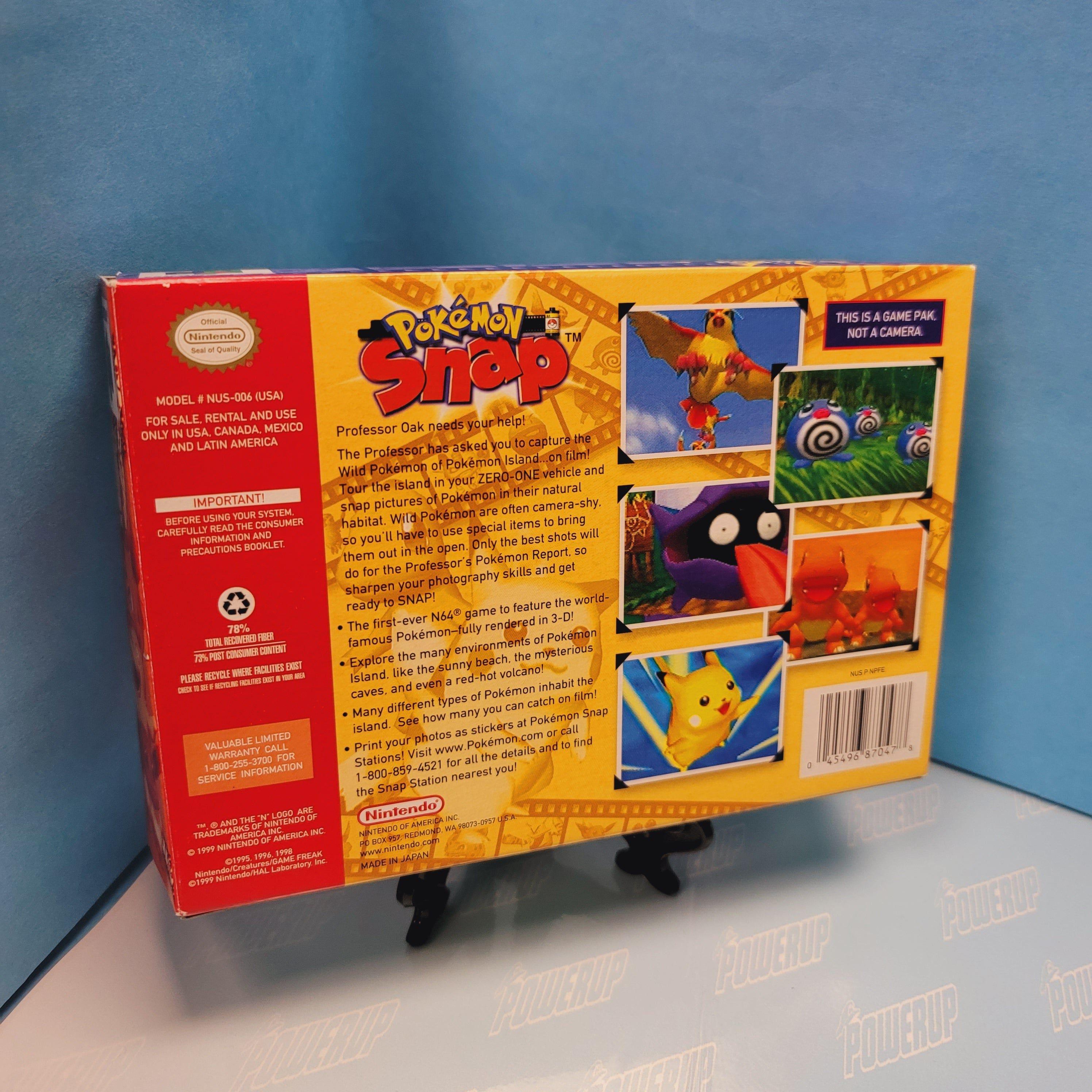 N64 - Pokemon Snap (Complete in Box / A+ / With Manual)