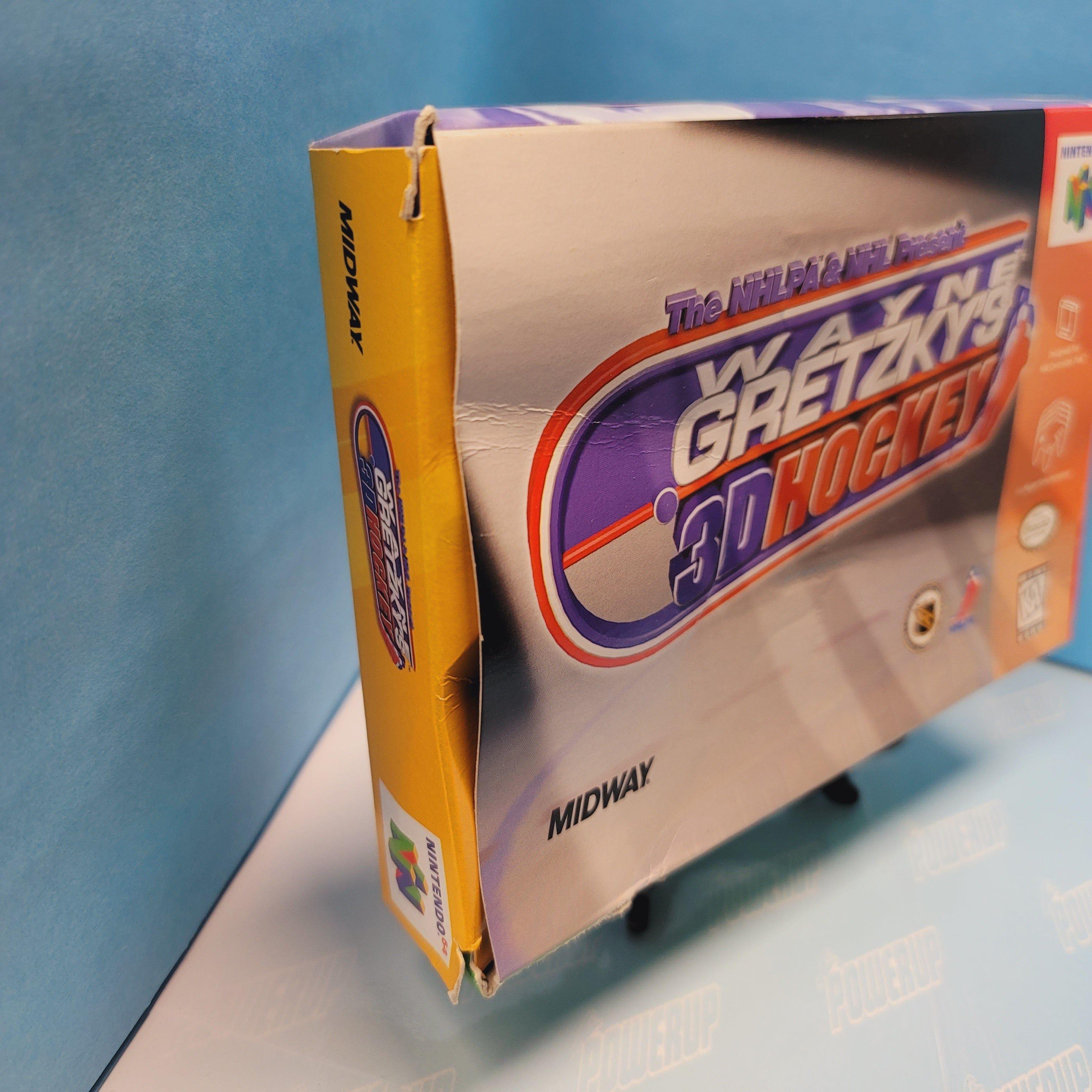 N64 - Hockey 3D de Wayne Gretzky (Complet en Boite / B / Avec Manuel)