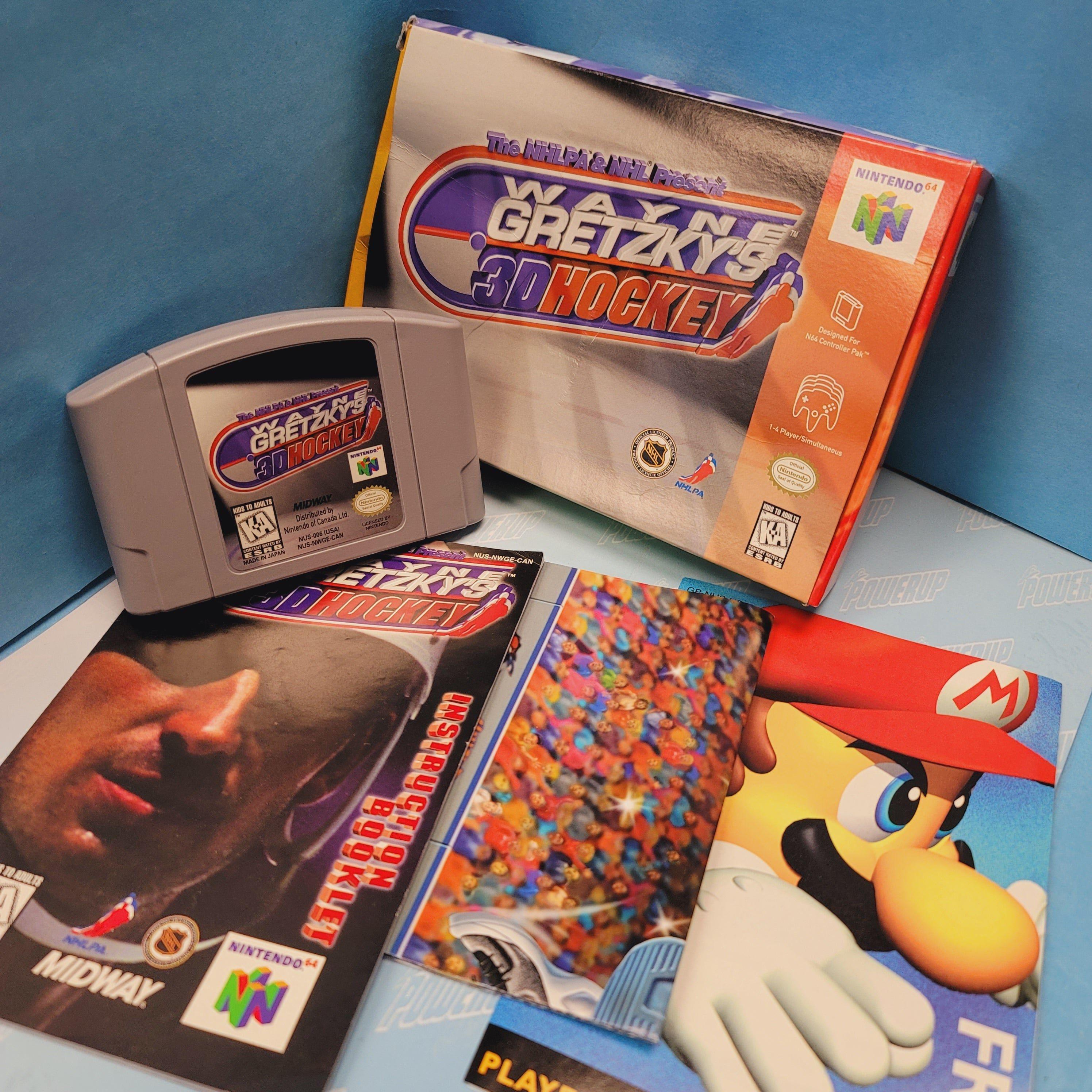 N64 - Hockey 3D de Wayne Gretzky (Complet en Boite / B / Avec Manuel)