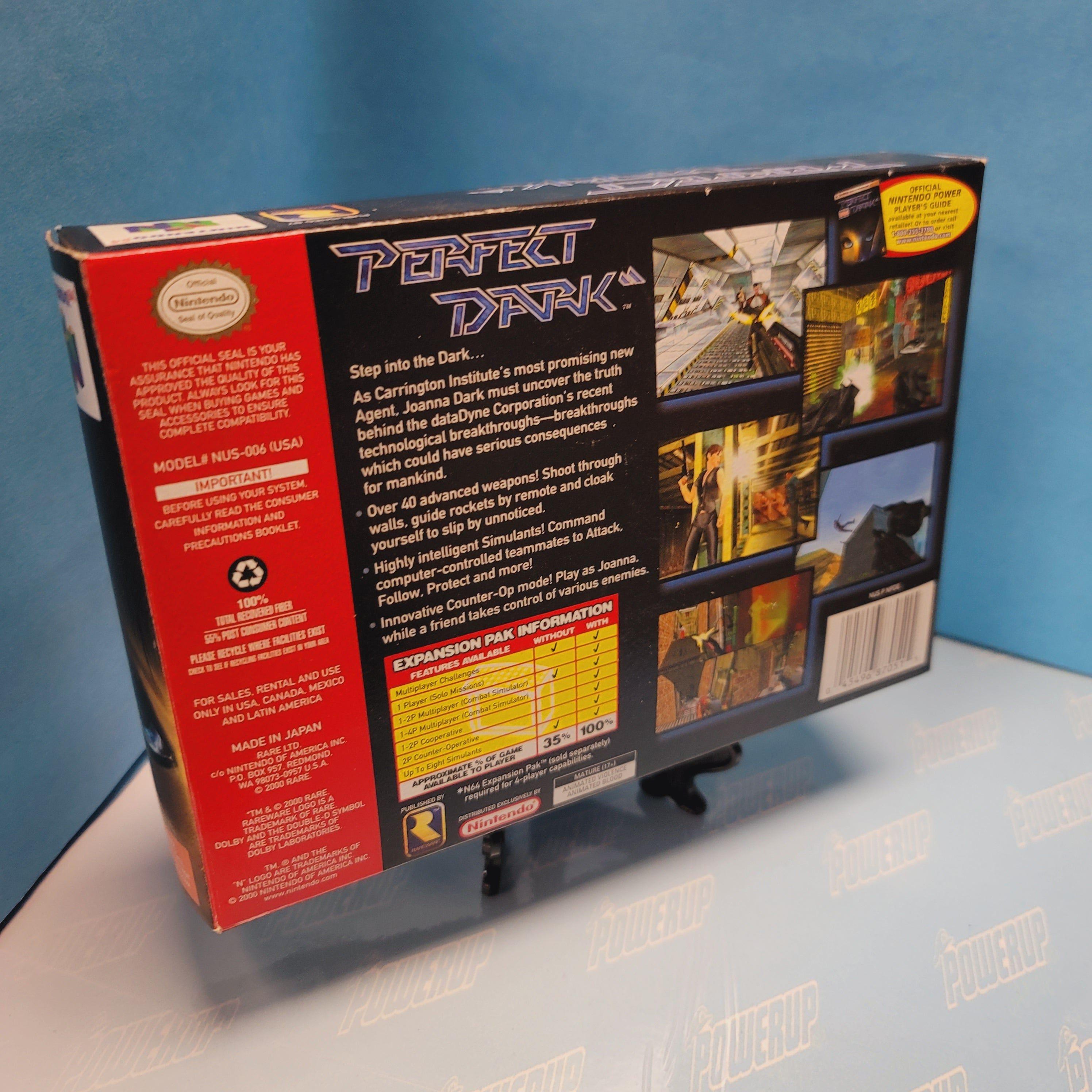 N64 - Perfect Dark (Complete in Box / A+ / With Manual)