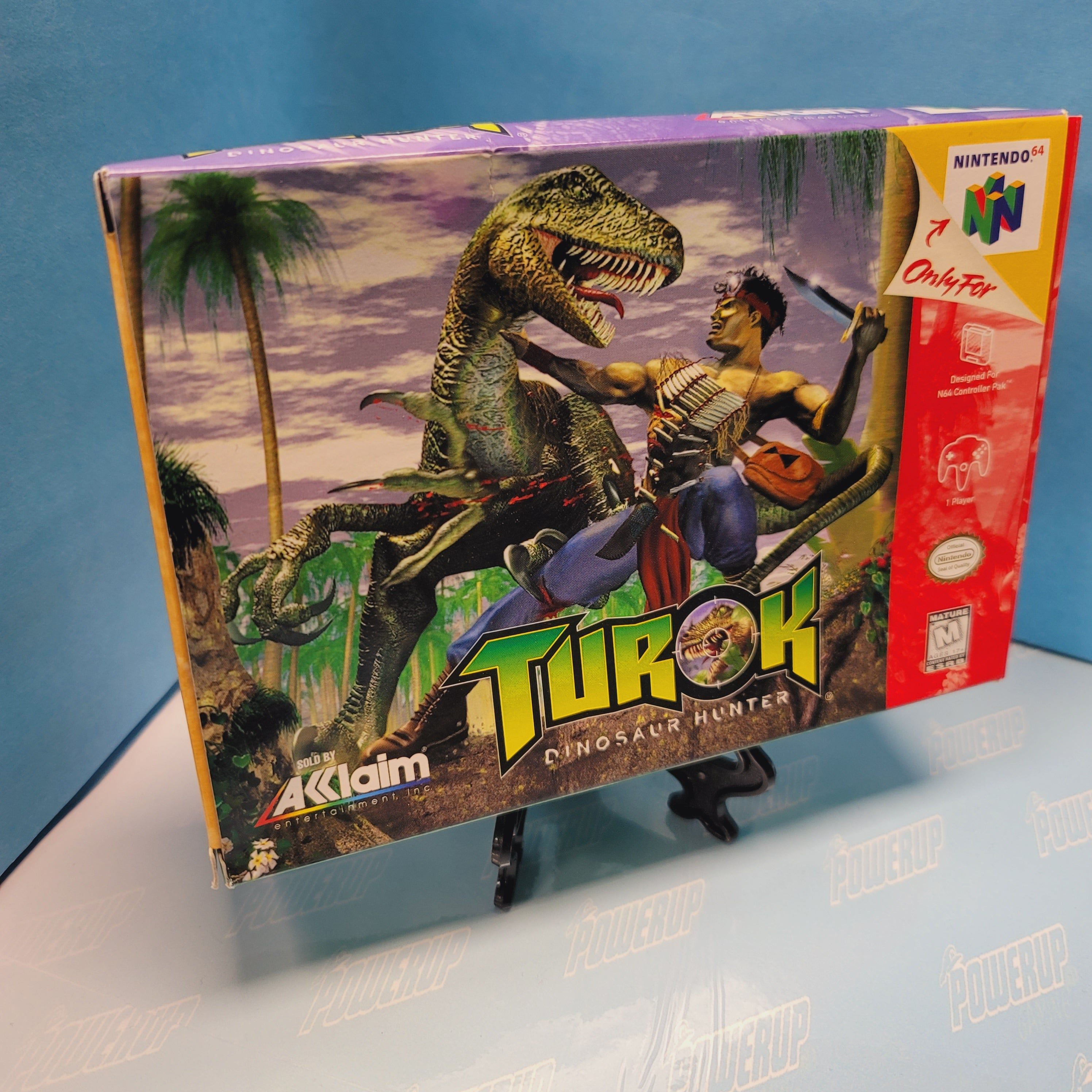 N64 - Turok Dinosaur Hunter (Complet en boîte / A- / Avec manuel)
