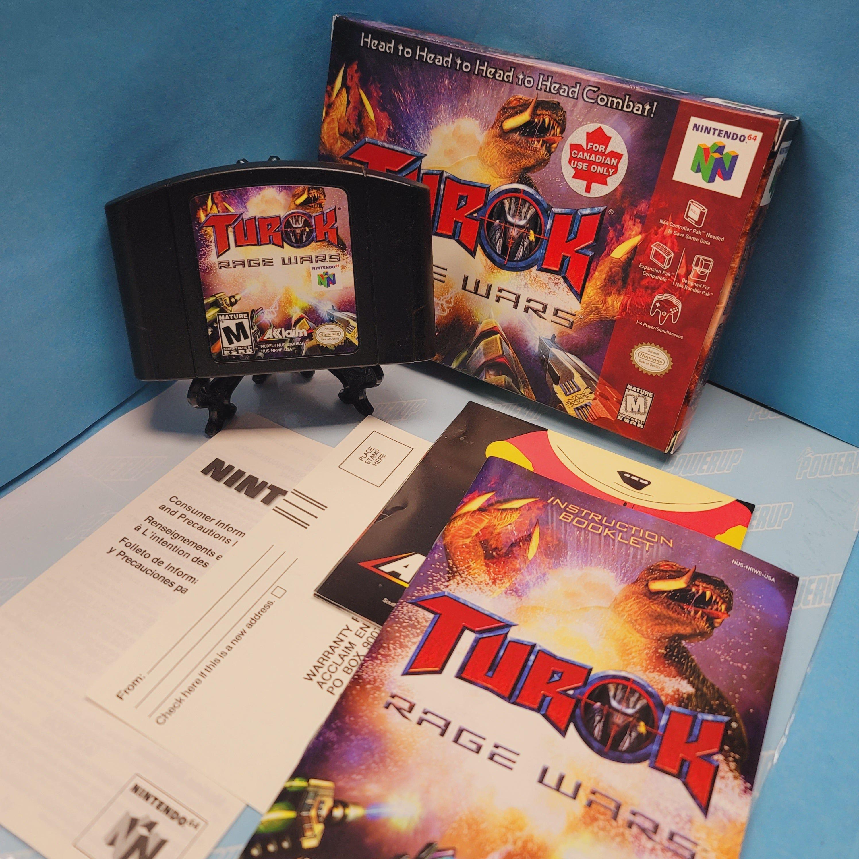 N64 - Turok Rage Wars (Complet en Boite / A- / Avec Manuel)