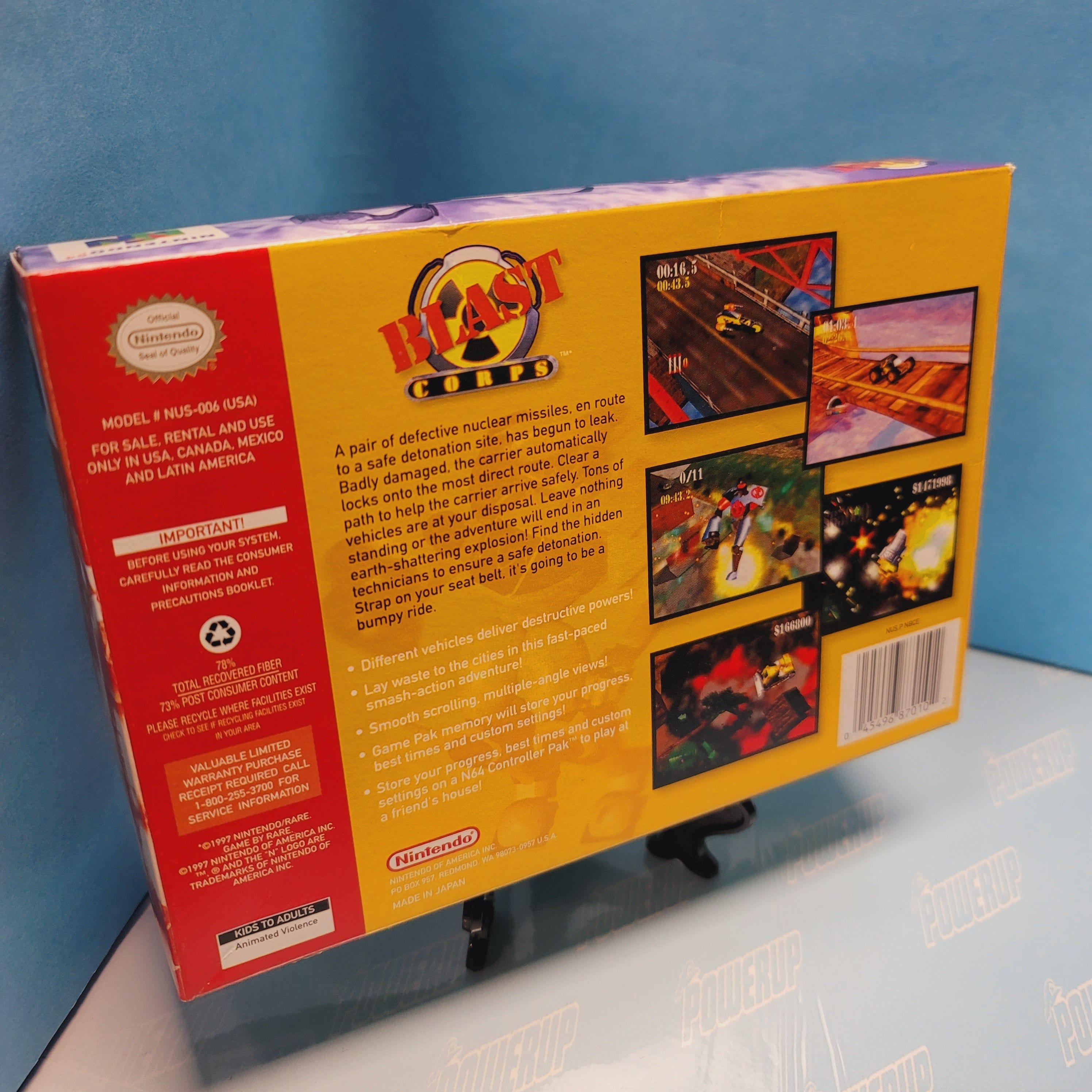 N64 - Blast Corps (Complet en Boite / A+ / Avec Manuel)