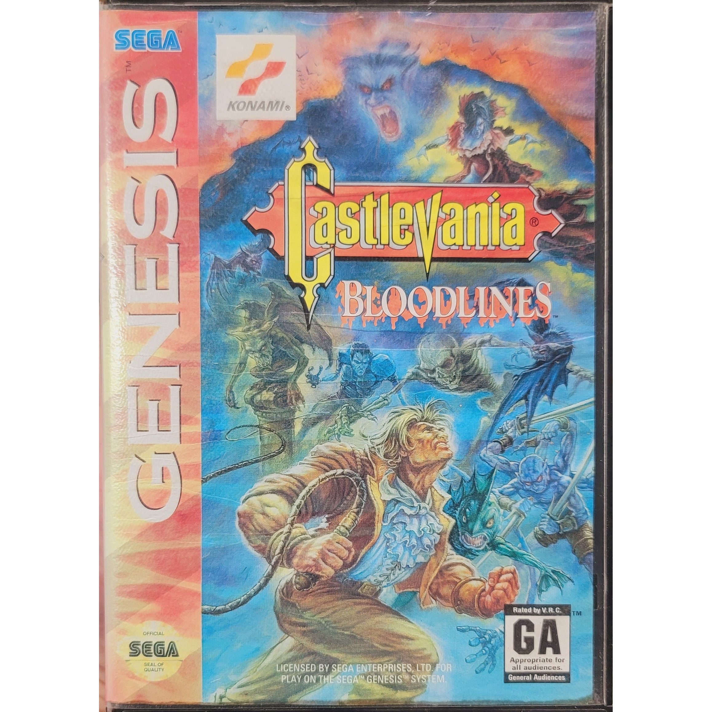 Genesis - Castlevania Bloodlines (In Case / Rough Cover Art)