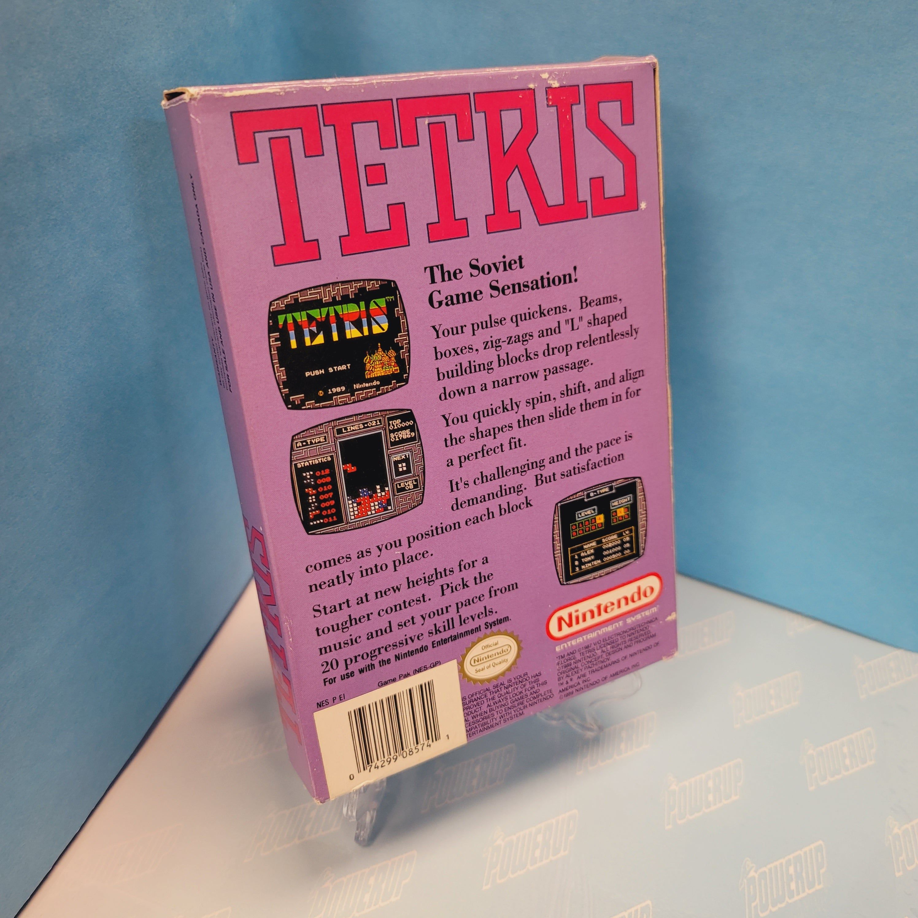 NES - Tetris (Complete In Box / B+ / With Manual)