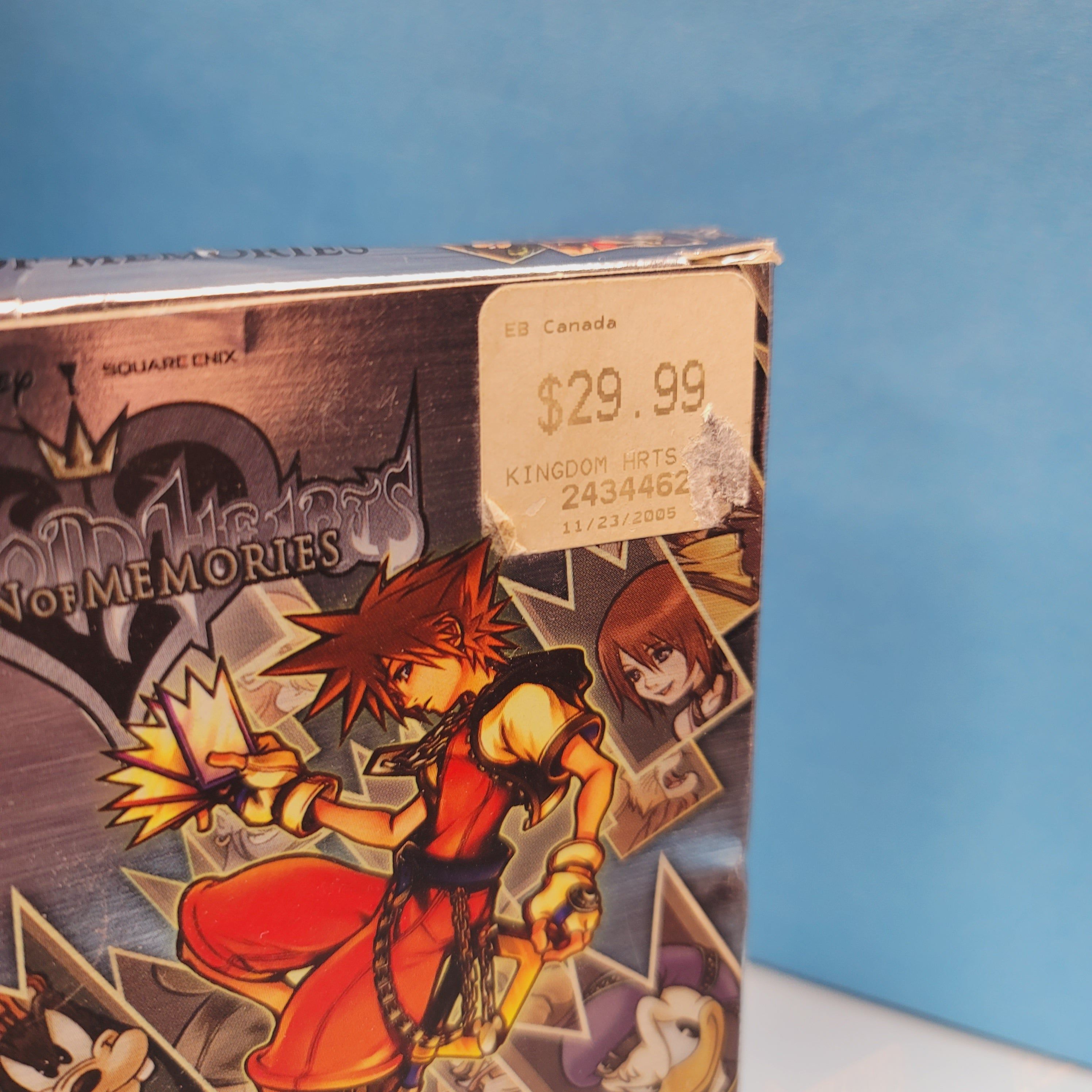 GBA - Kingdom Hearts Chain of Memories (Complet en boîte / B- / Avec manuel)