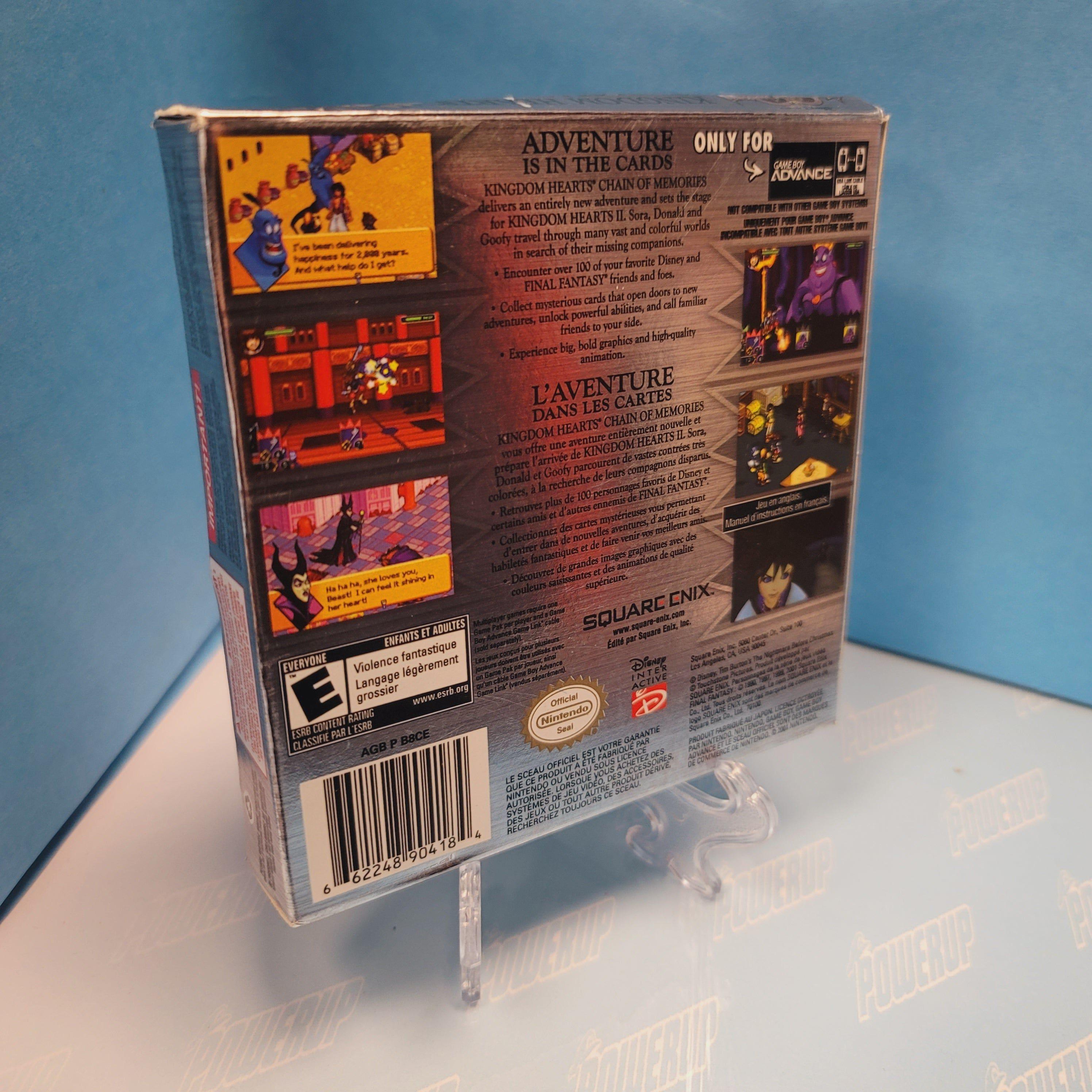 GBA - Kingdom Hearts Chain of Memories (Complete in Box / B- / With Manual)