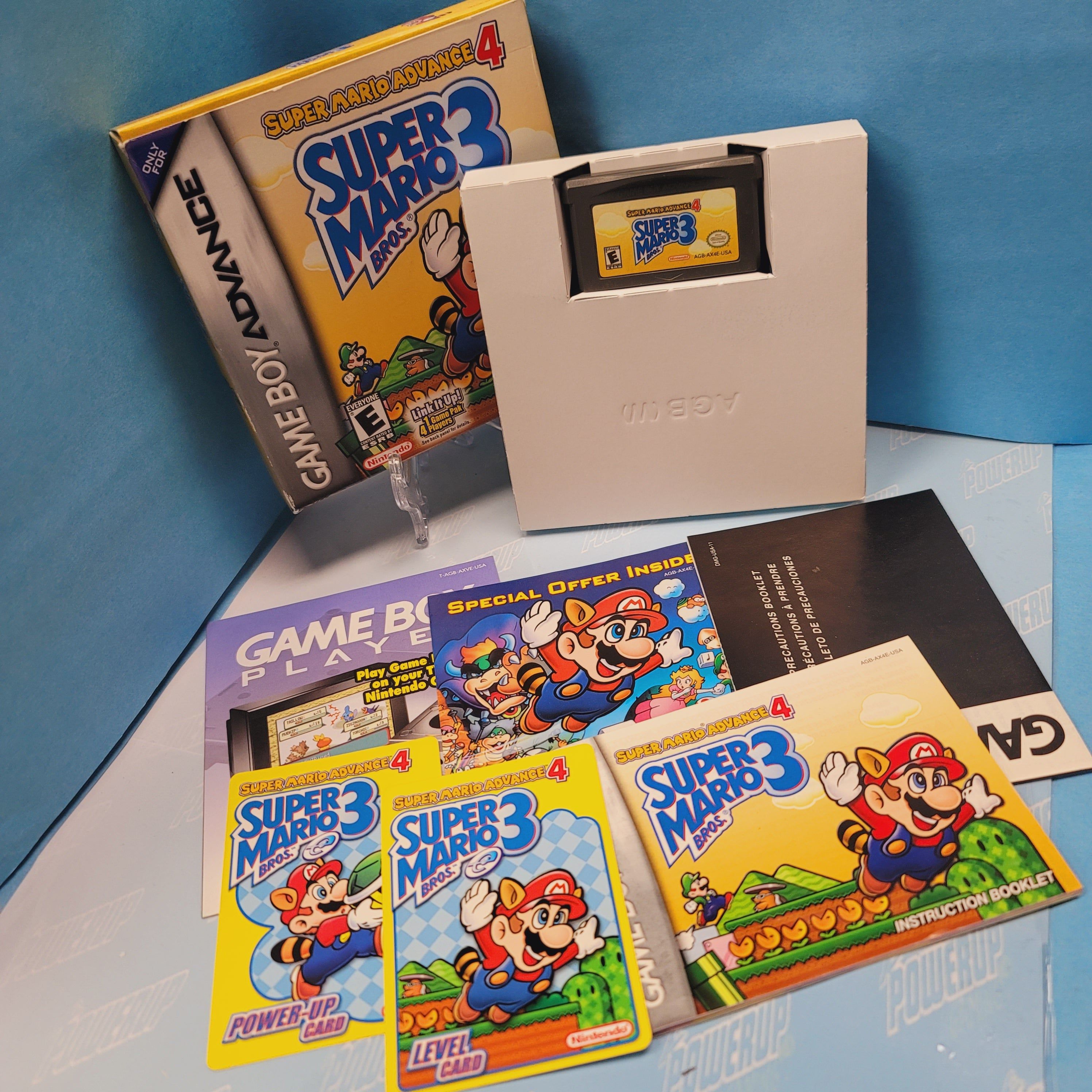 GBA - Super Mario Advance 4 Super Mario Bros 3 (Complet en Boite / A / Avec Manuel)
