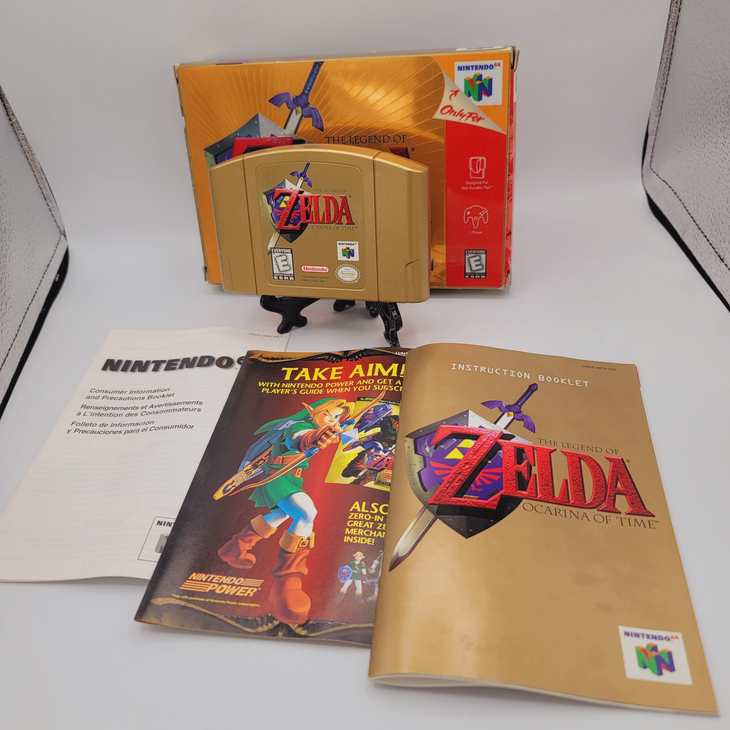 N64 - The Legend of Zelda Ocarina of Time Collectors Edition (Complete in Box / A- / With Manual)