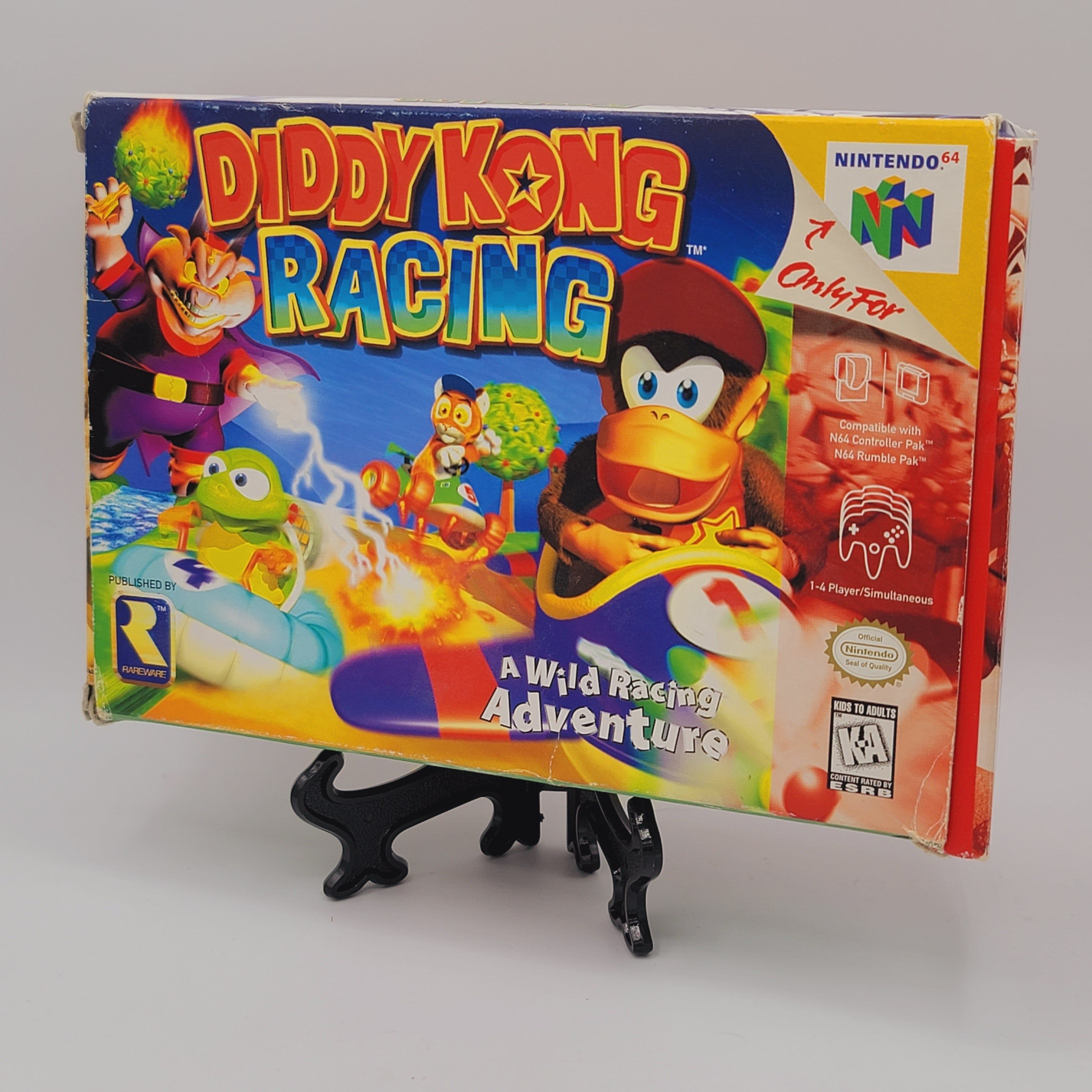 N64 - Diddy Kong Racing (Complete in Box / A- / With Manual)