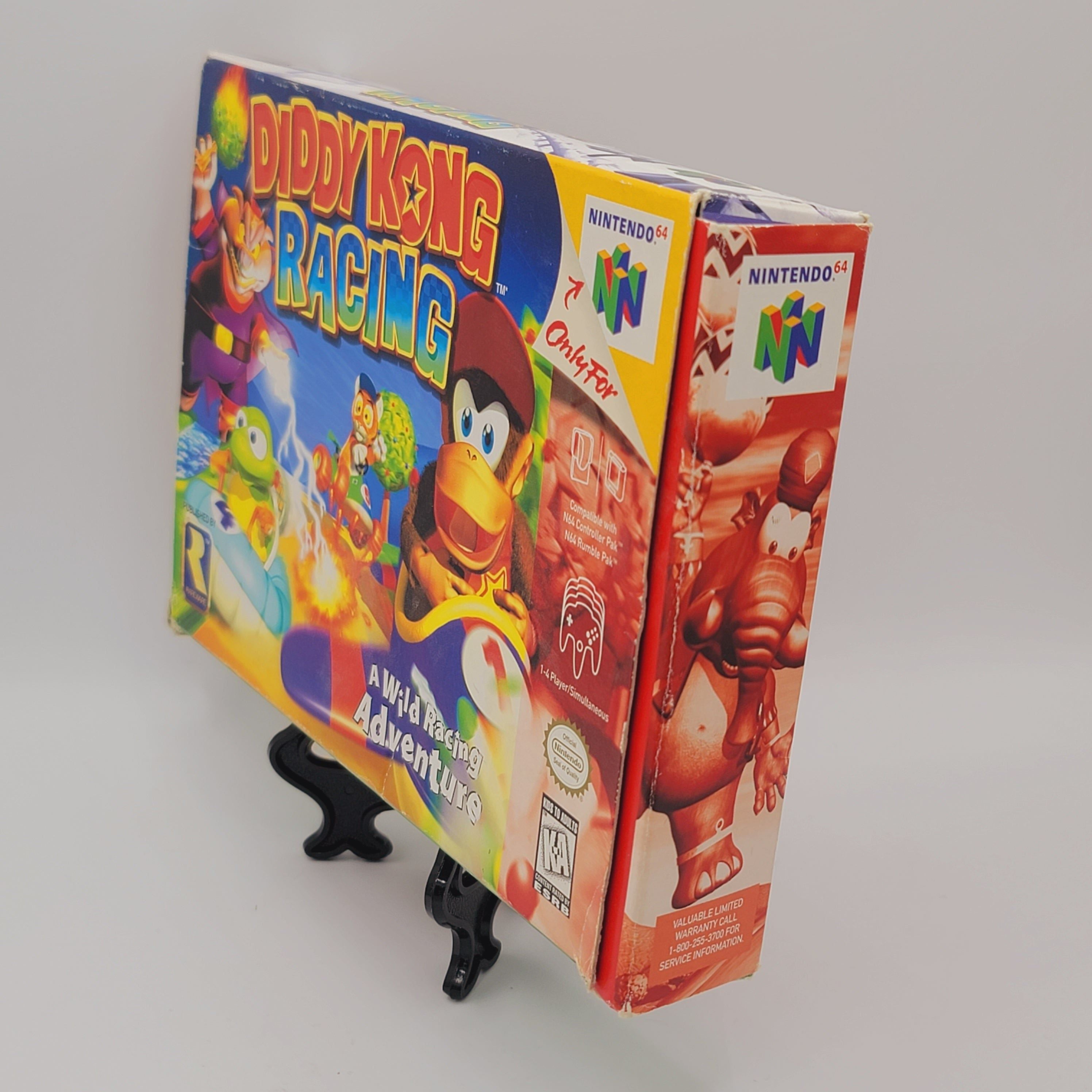 N64 - Diddy Kong Racing (Complete in Box / A- / With Manual)