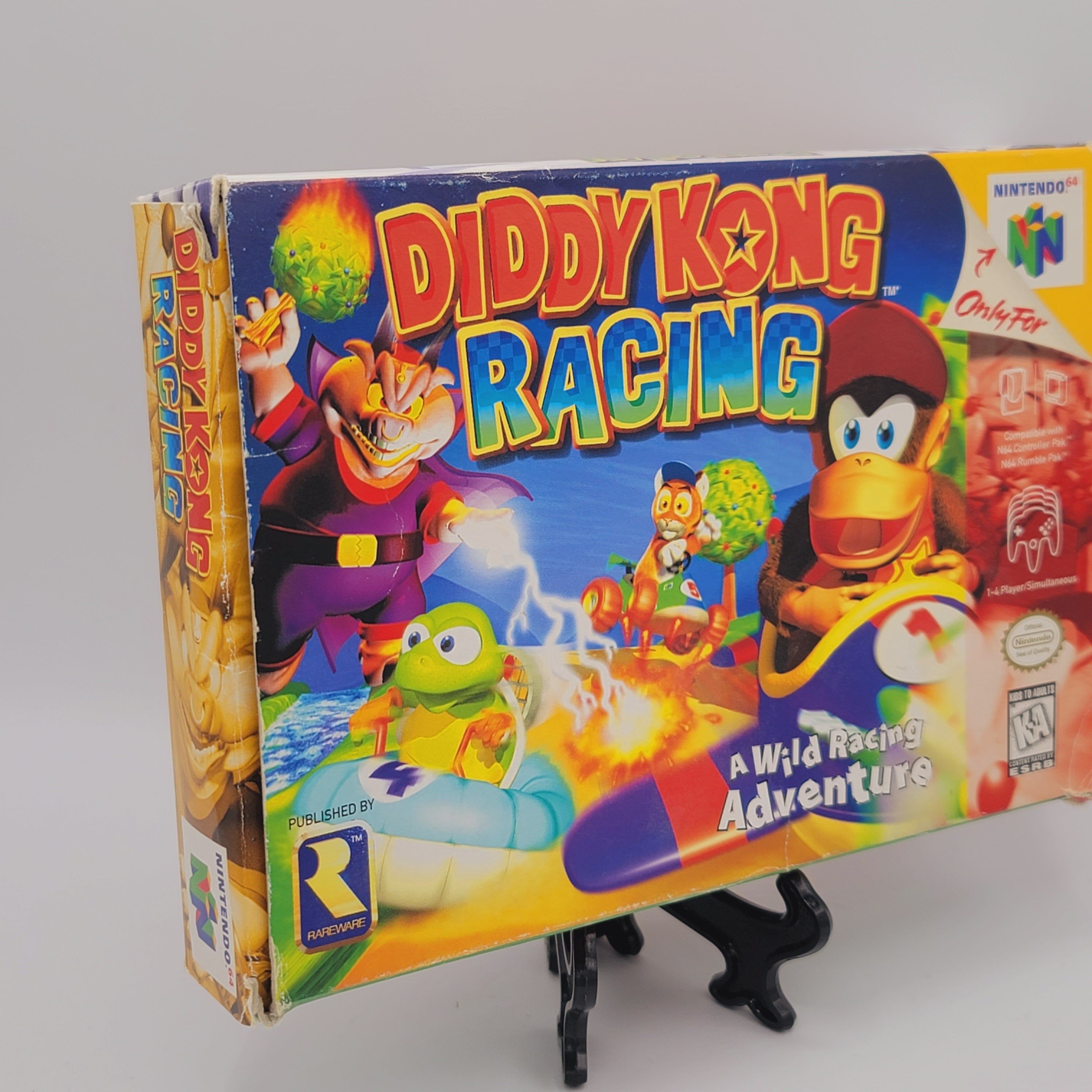 N64 - Diddy Kong Racing (Complete in Box / A- / With Manual)