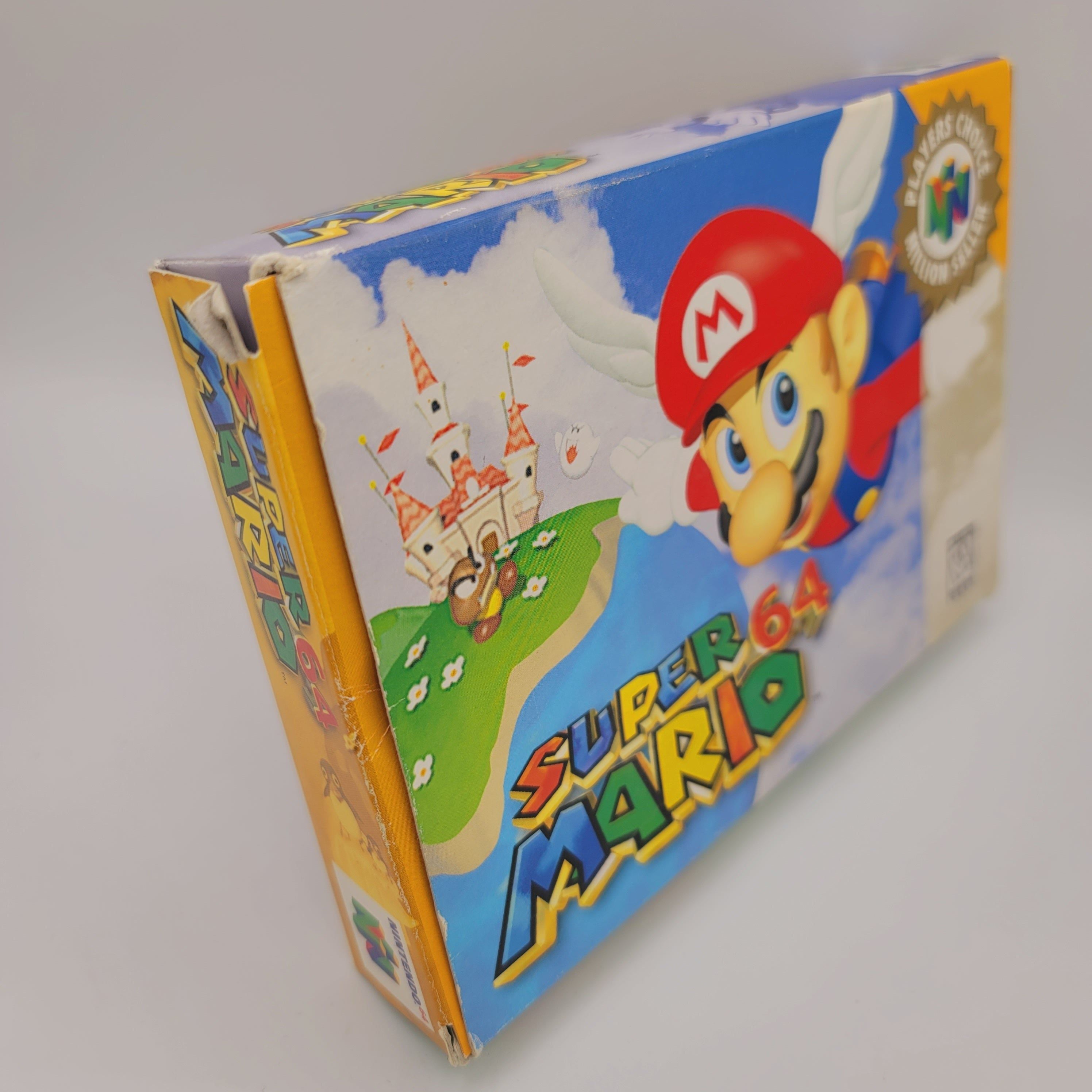 N64 - Super Mario 64 (Complet dans la boîte / Choix du joueur / A- / Avec manuel)