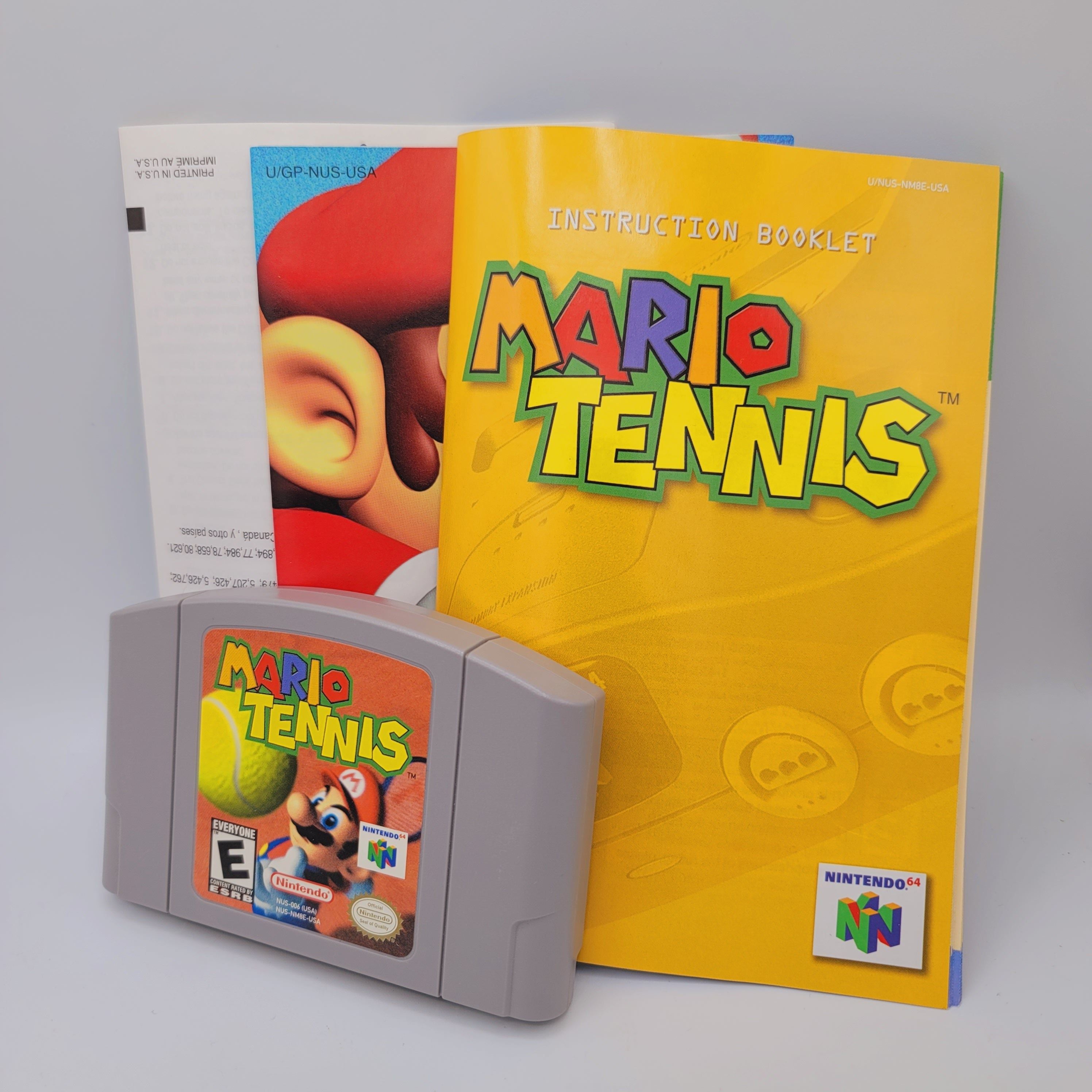 N64 - Mario Tennis (Complete in Box / A+ / With Manual)