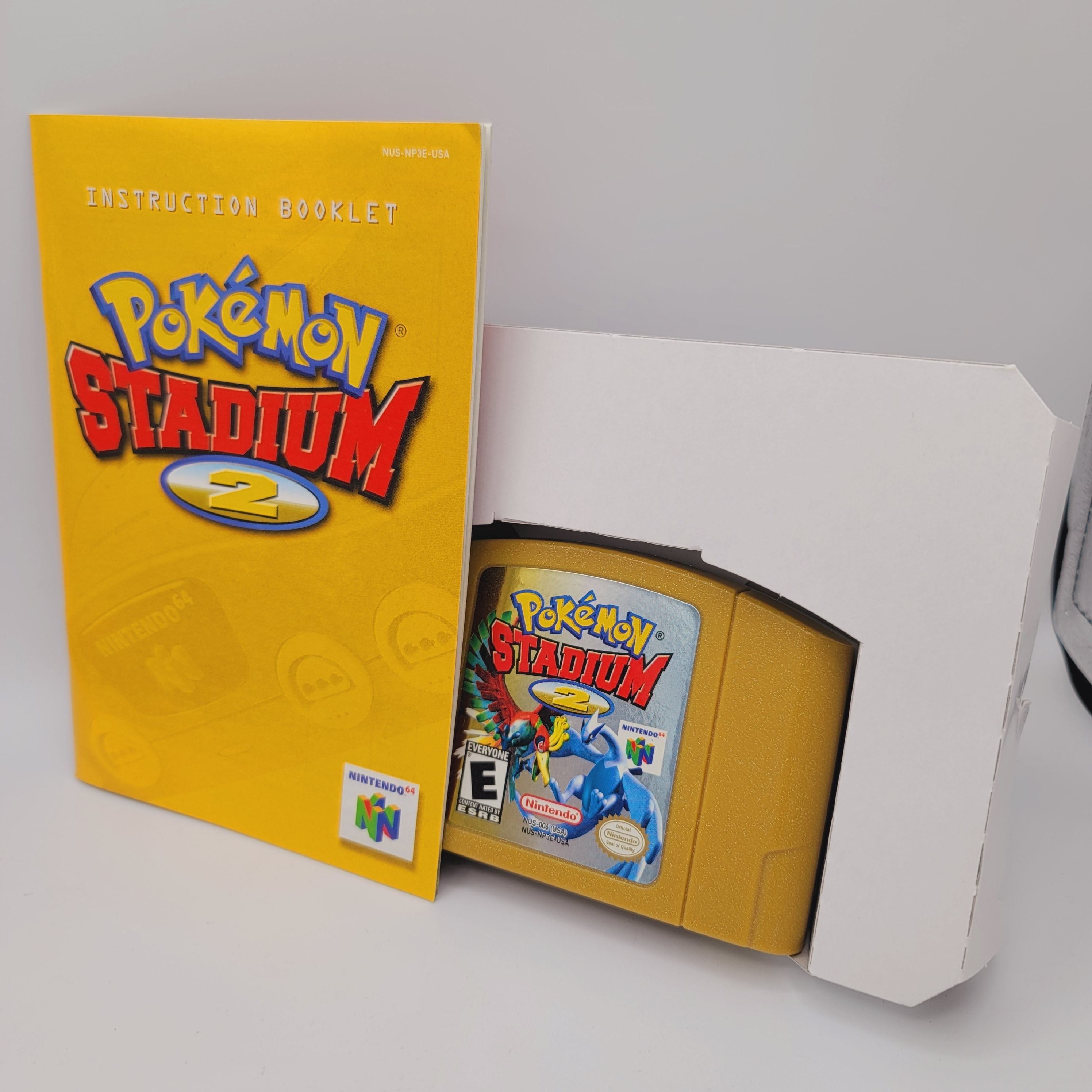 N64 - Pokémon Stadium 2 (Complet en Boite / A+ / Avec Manuel)