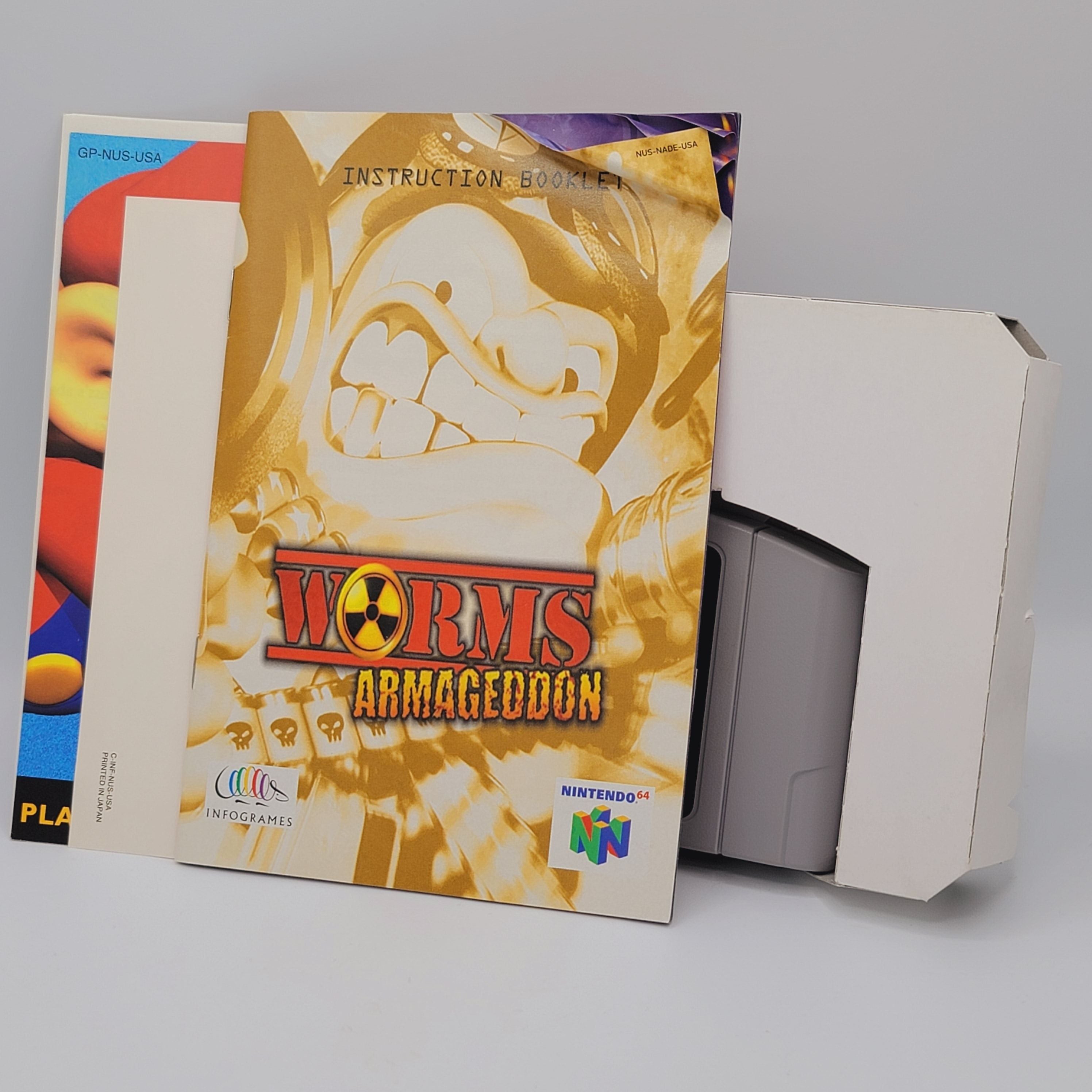 N64 - Worms Armageddon (Complete in Box / A- / With Manual)