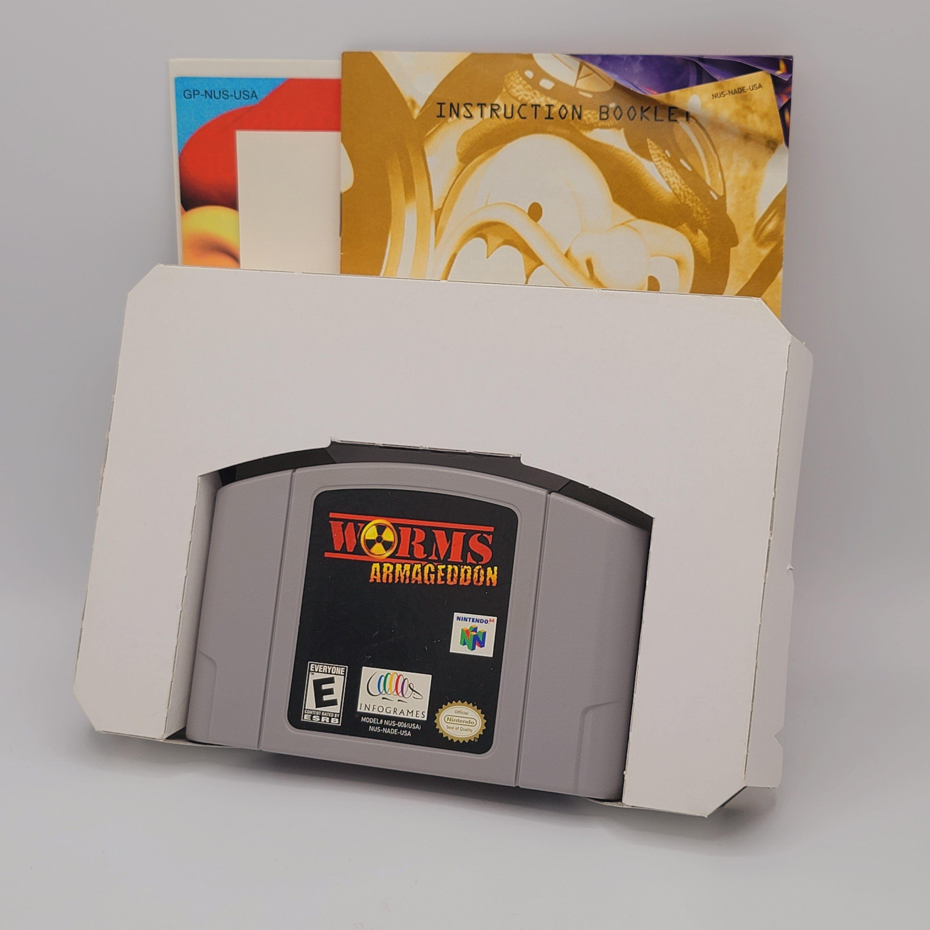 N64 - Worms Armageddon (Complet en Boite / A- / Avec Manuel)