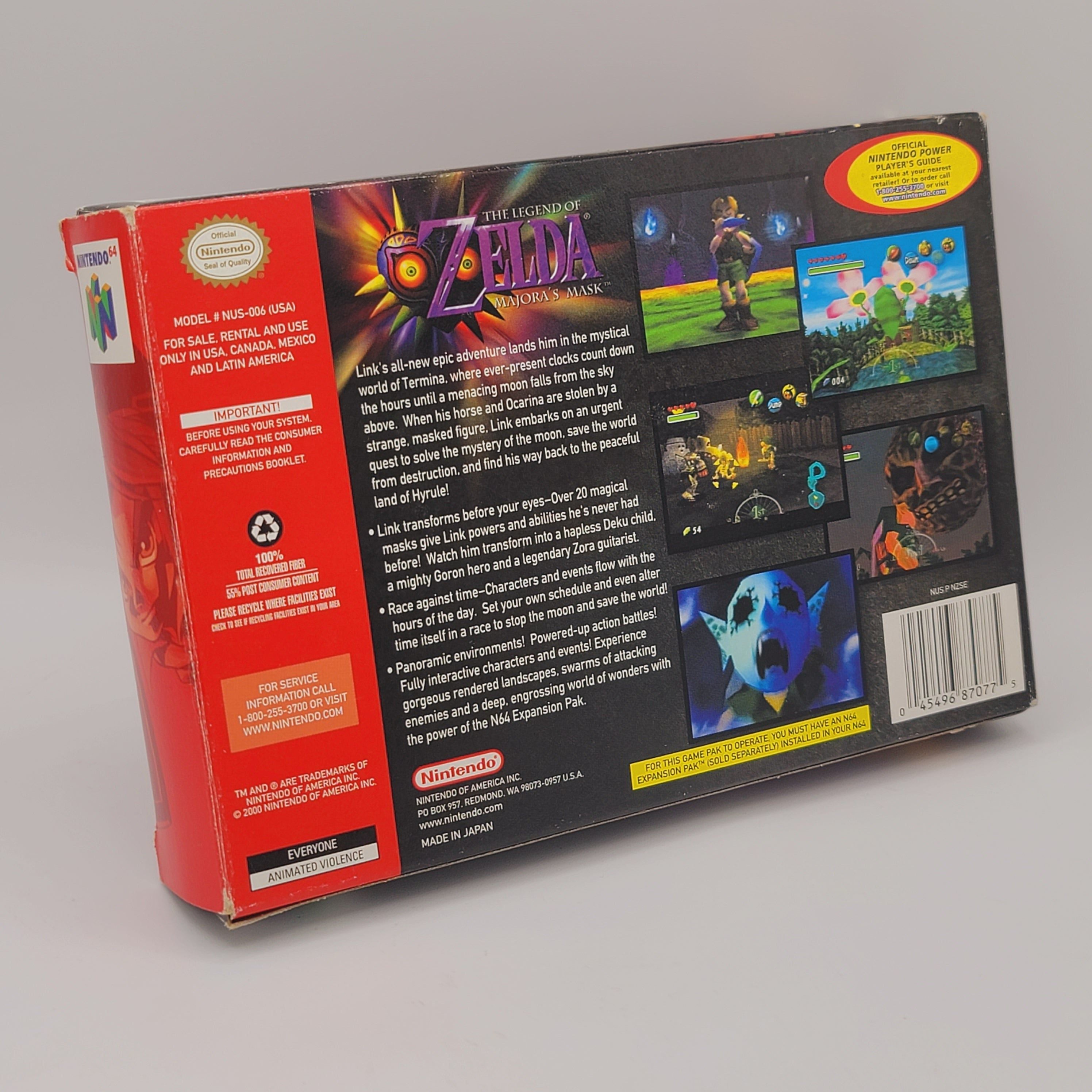 N64 - The Legend of Zelda Majora's Mask Edition Collector (Complet en Boite / A- / Avec Manuel)