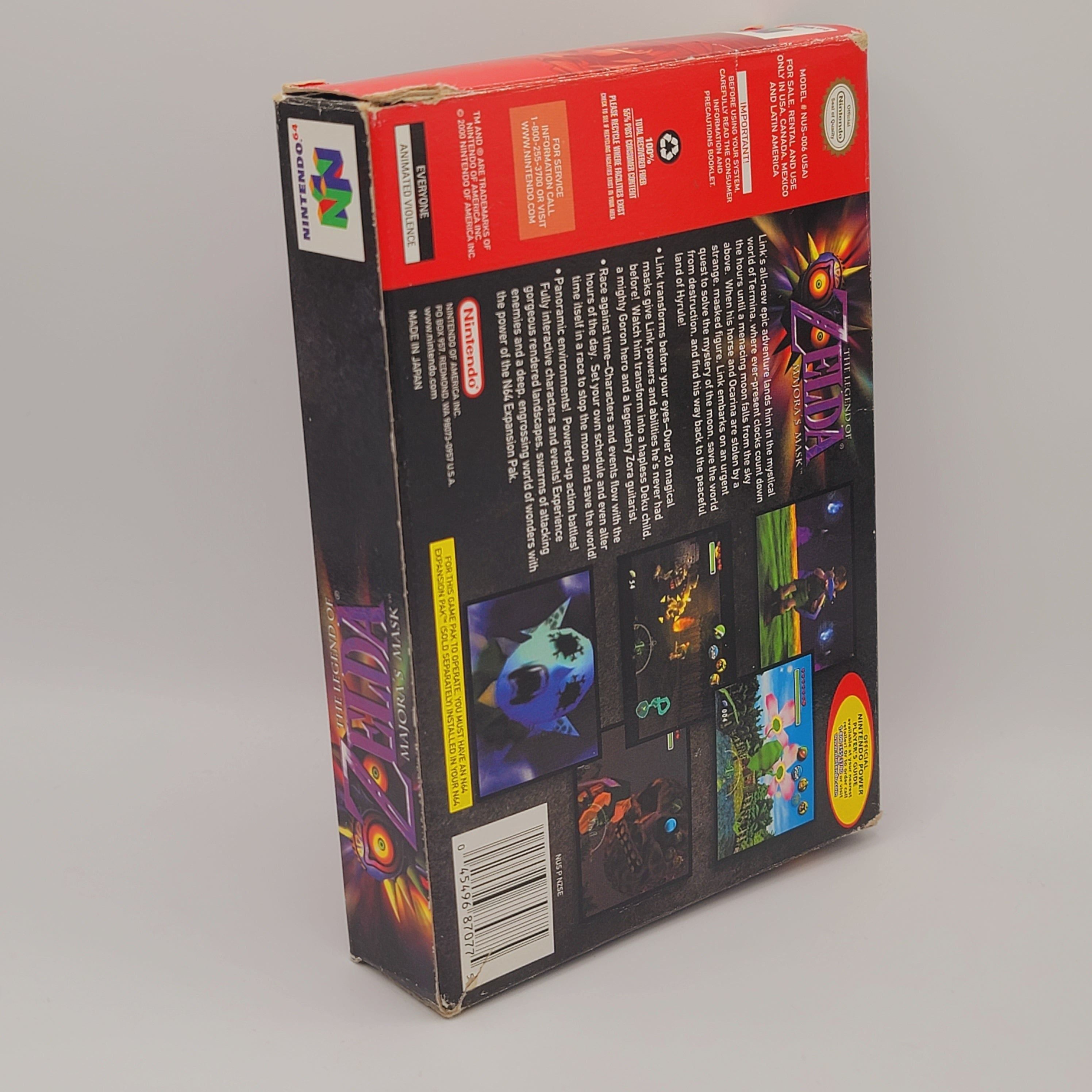 N64 - The Legend of Zelda Majora's Mask (Complete in Box / C / With Manual)