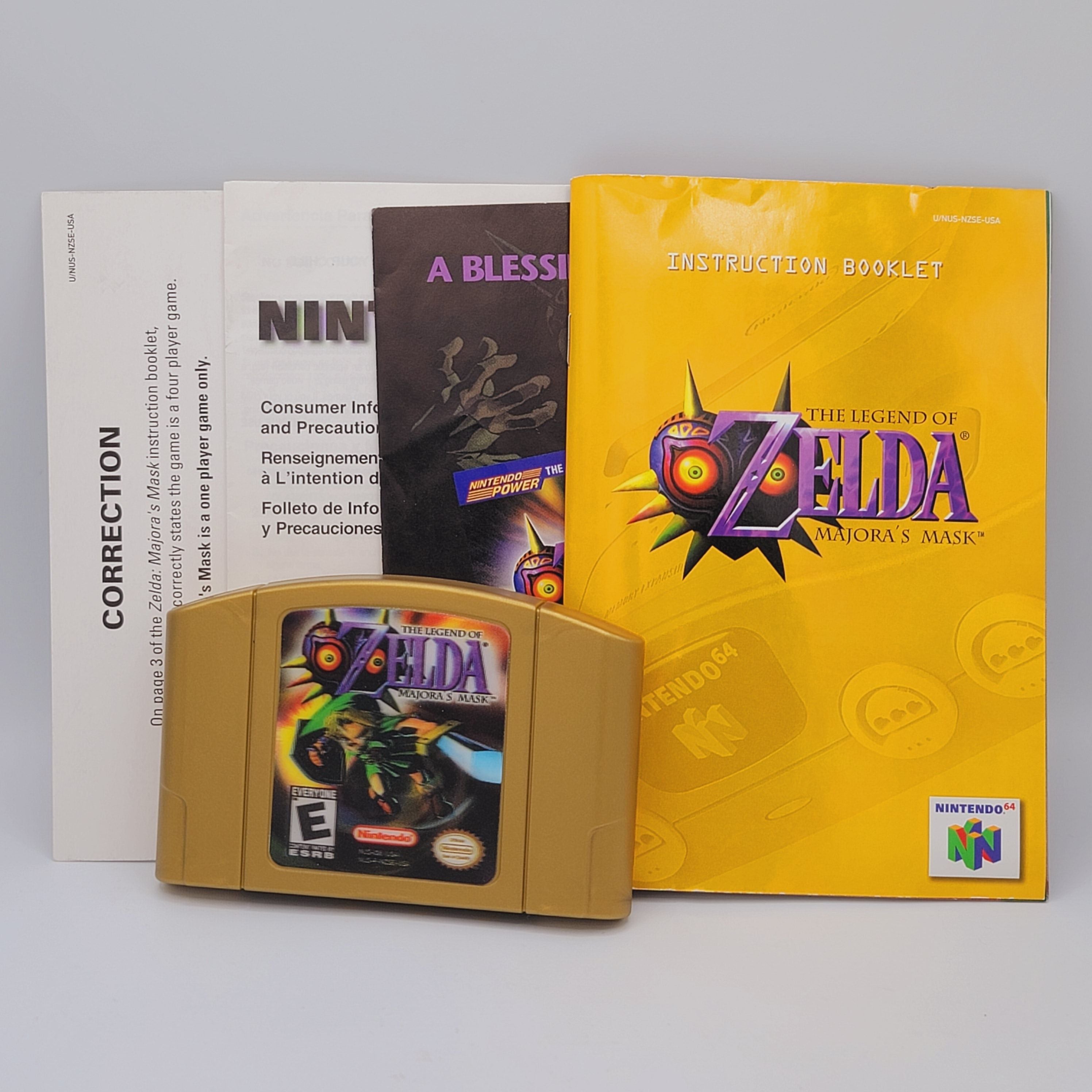 N64 - The Legend of Zelda Majora's Mask Edition Collector (Complet en Boite / B / Avec Manuel)