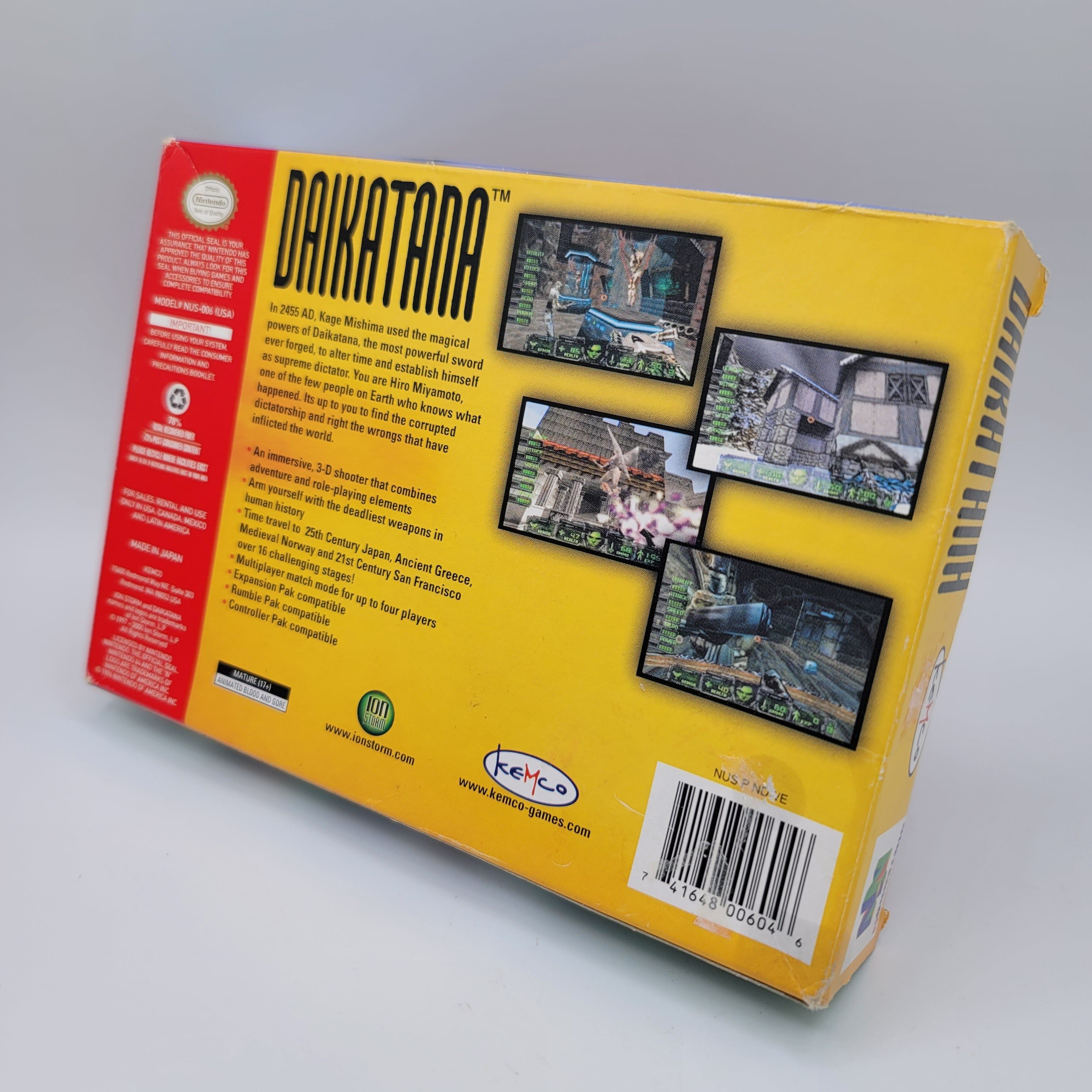 N64 - Daikatana (Complete in Box / B / No Manual)