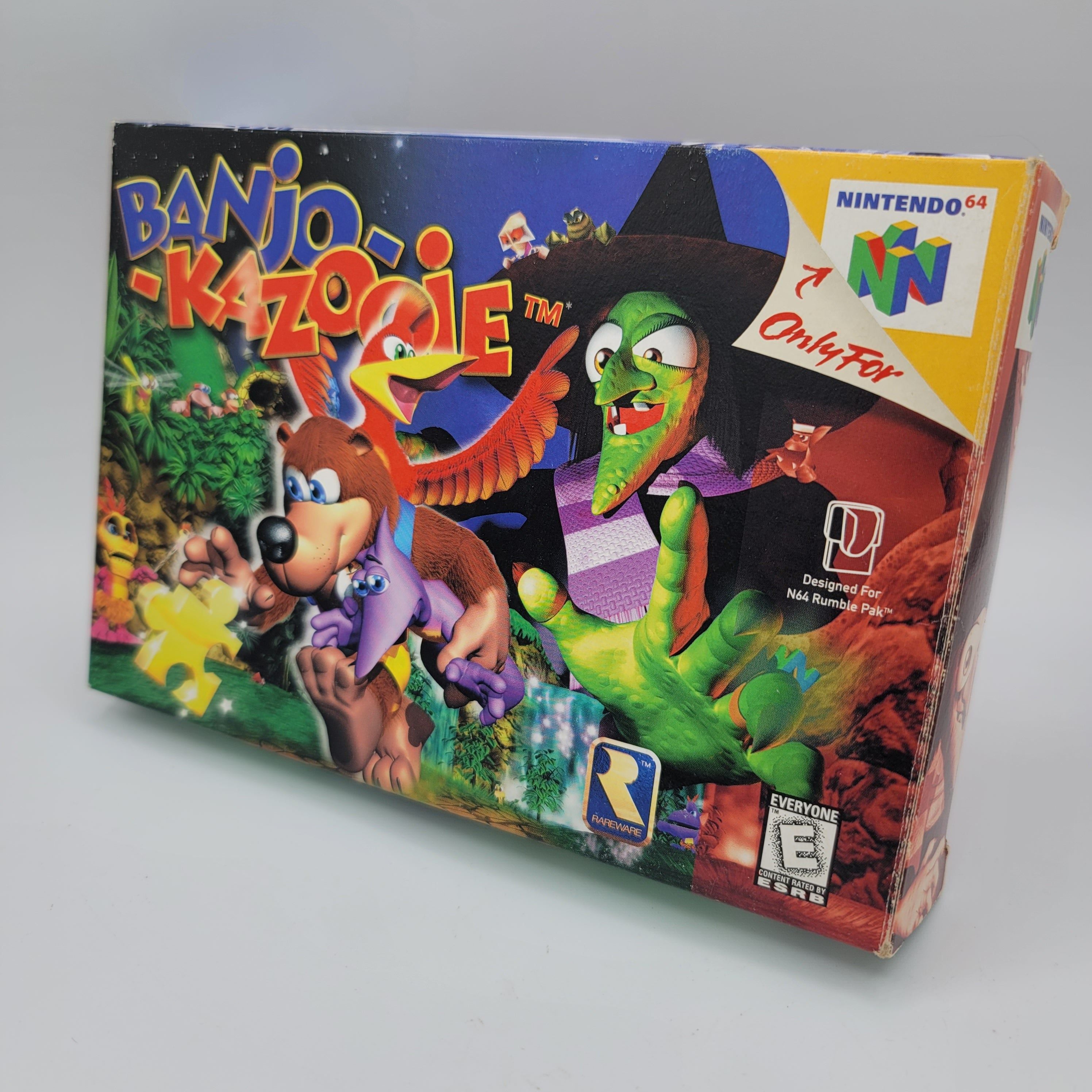 N64 - Banjo-Kazooie (Complete in Box / A / With Manual)