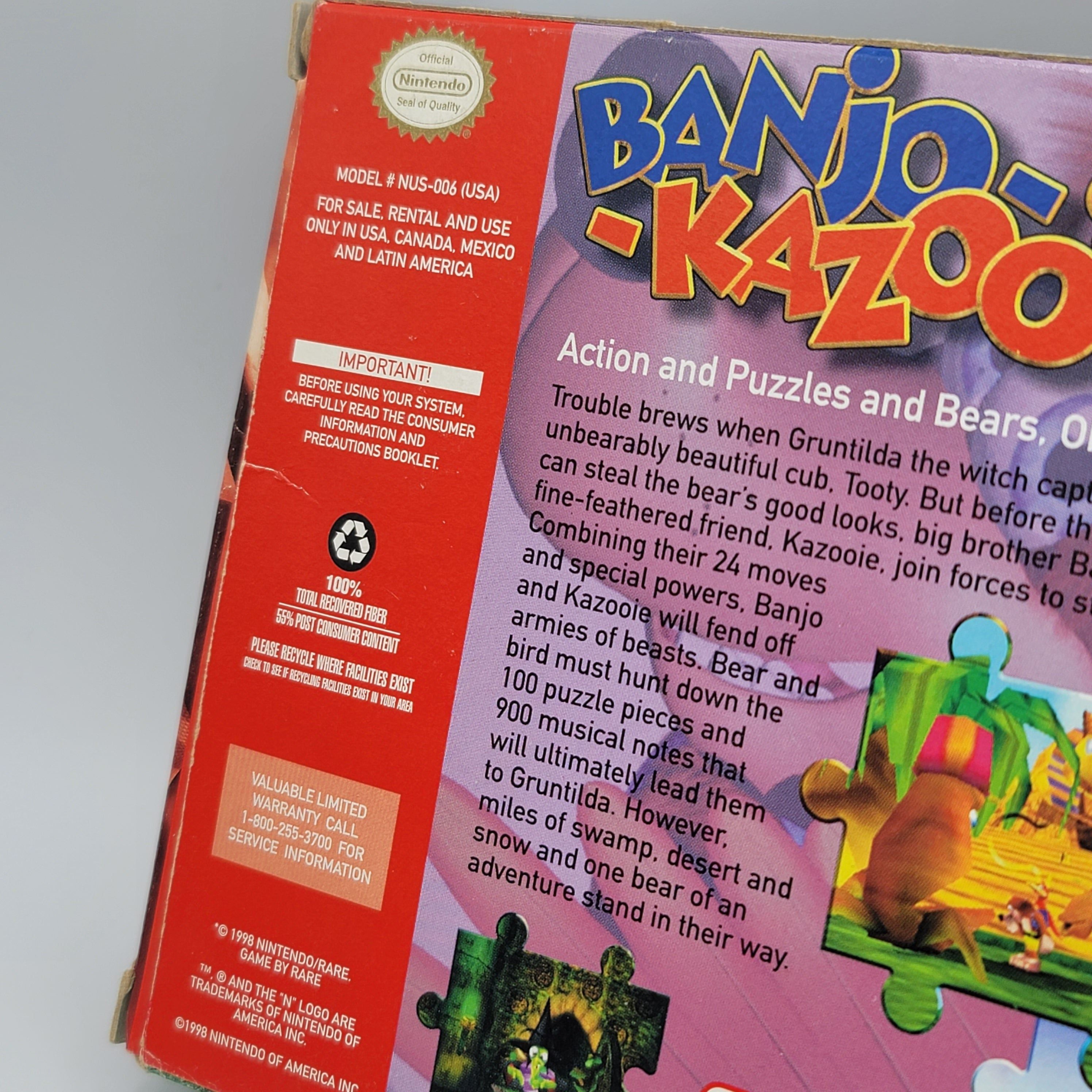 N64 - Banjo-Kazooie (Complete in Box / A / With Manual)
