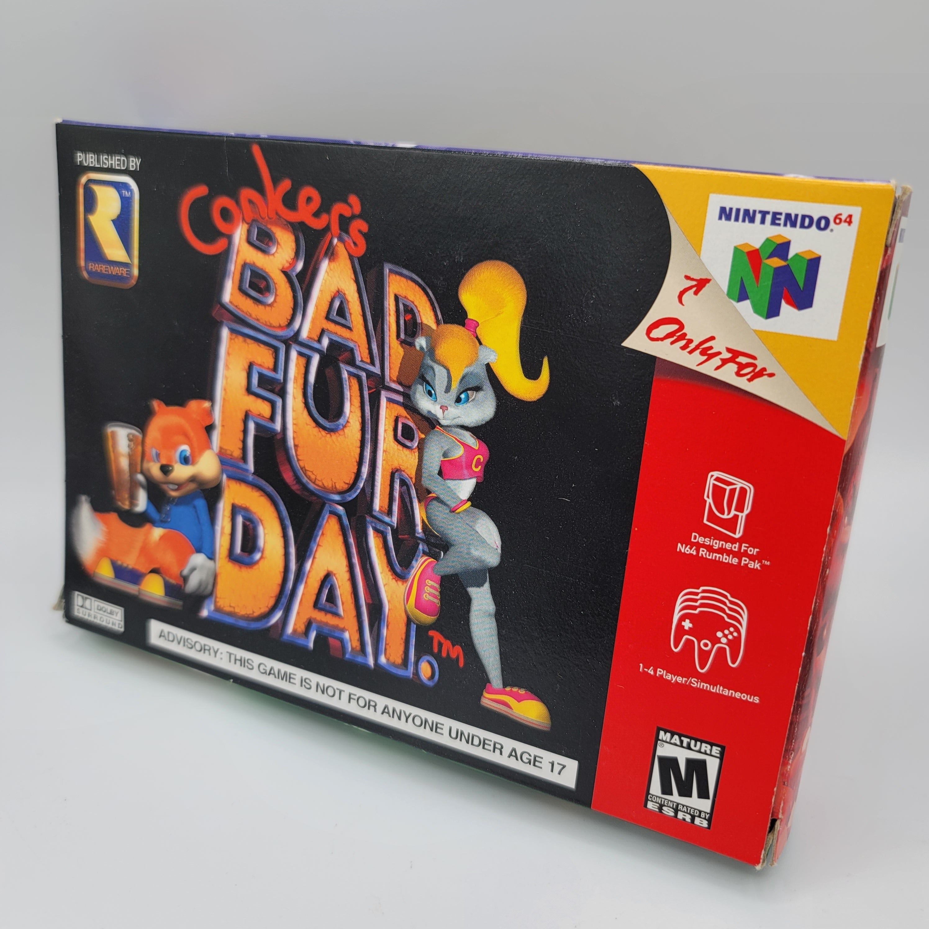 N64 - Conker's Bad Fur Day (Complete in Box / A / With Manual)
