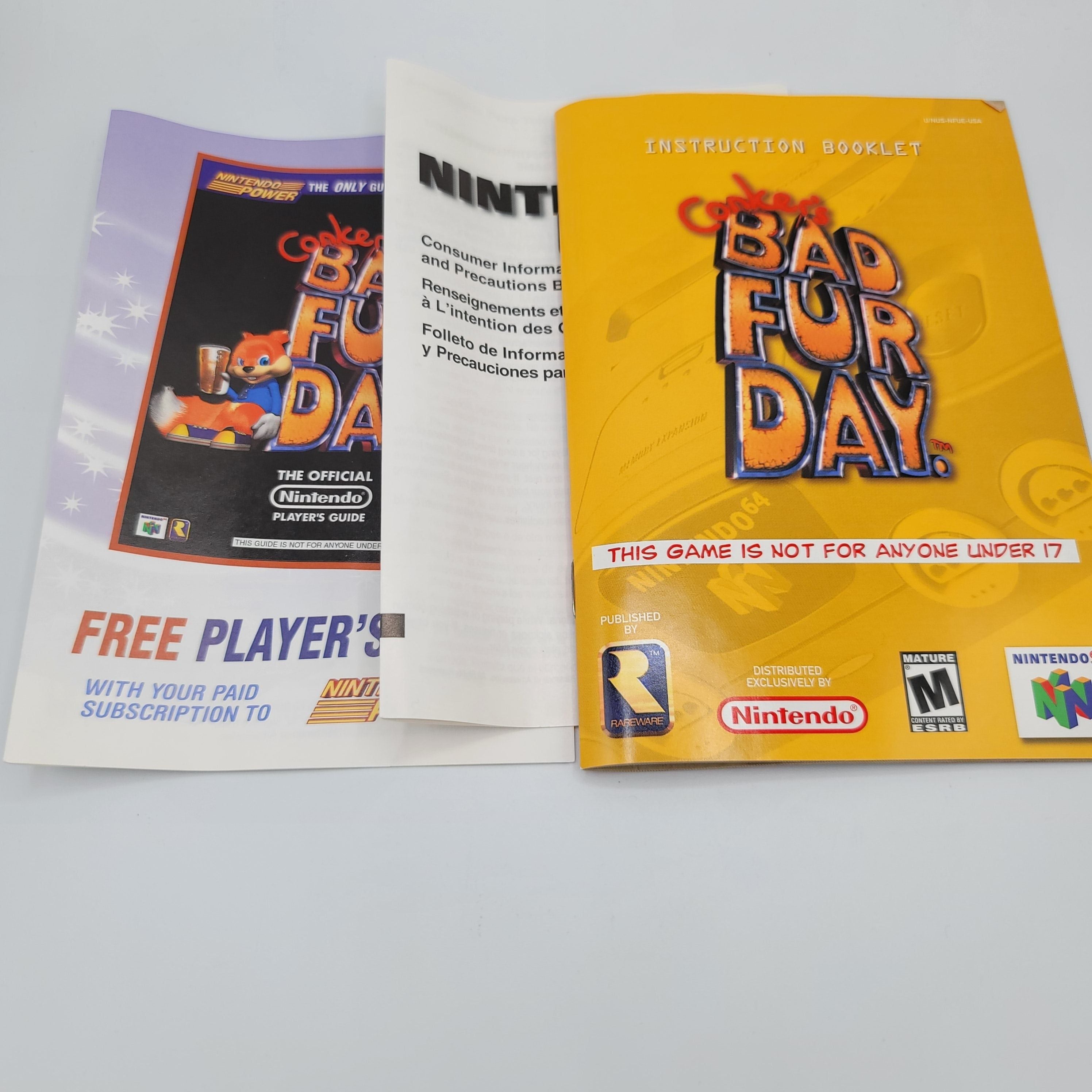 N64 - Conker's Bad Fur Day (Complete in Box / A / With Manual)