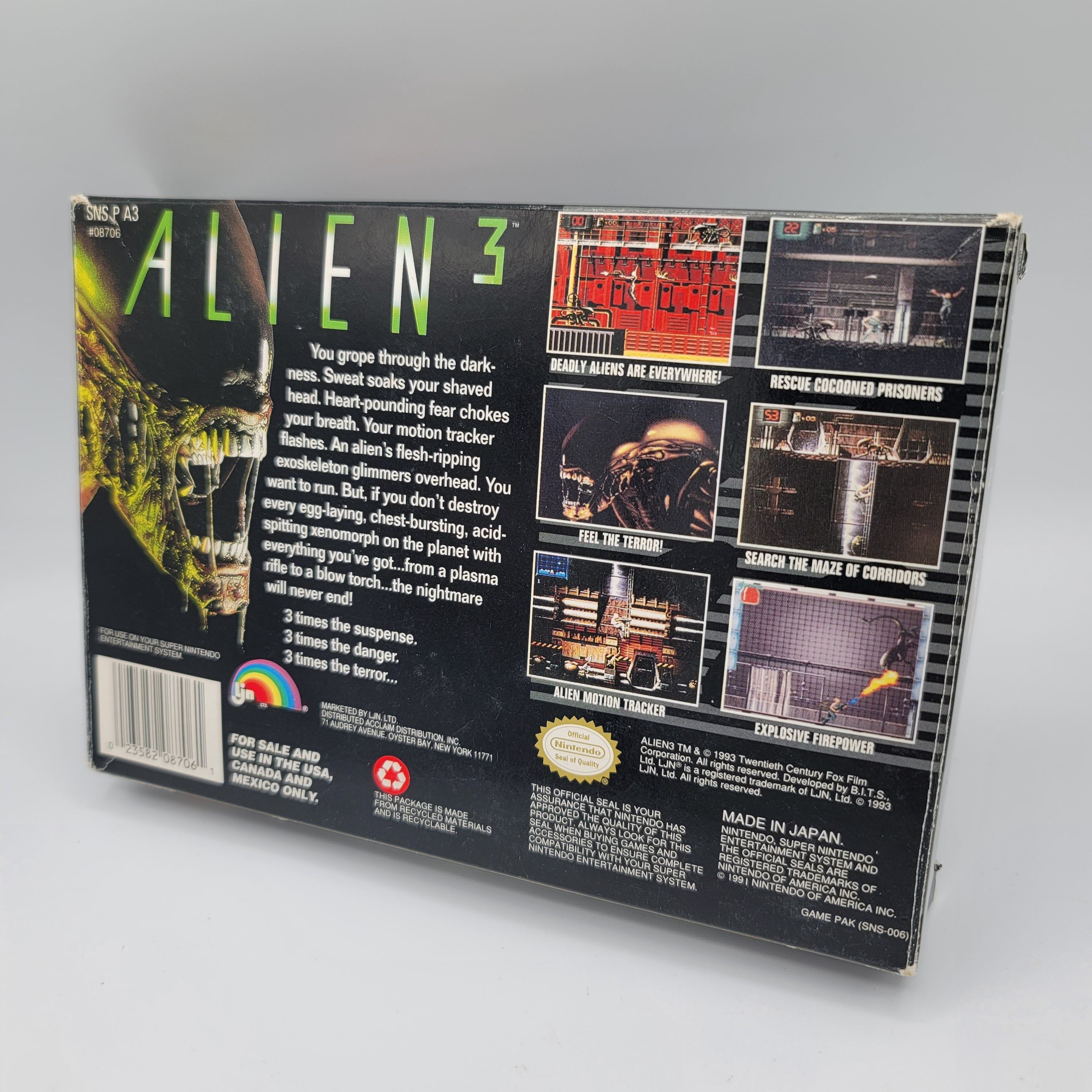 SNES - Alien 3 (Complet en boîte)