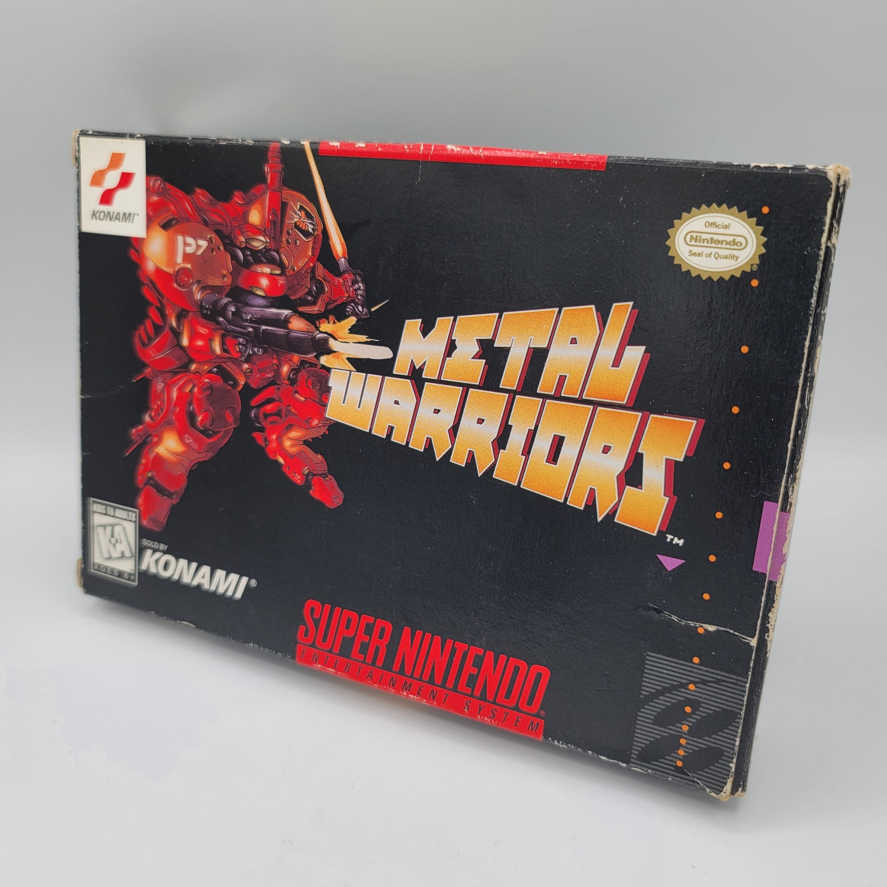SNES - Metal Warriors (Complete in Box / B+ / With Manual)