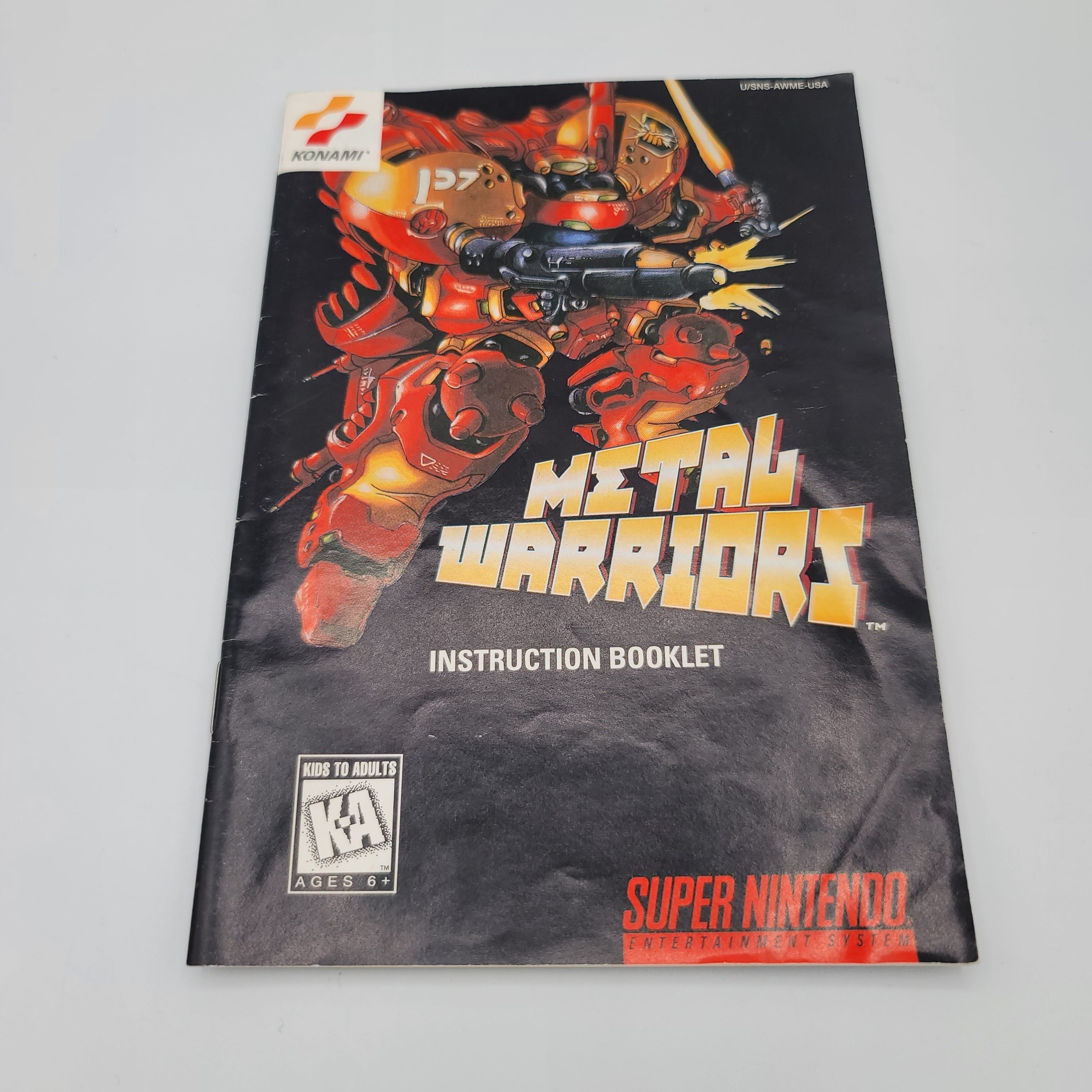 SNES - Metal Warriors (Complete in Box / B+ / With Manual)