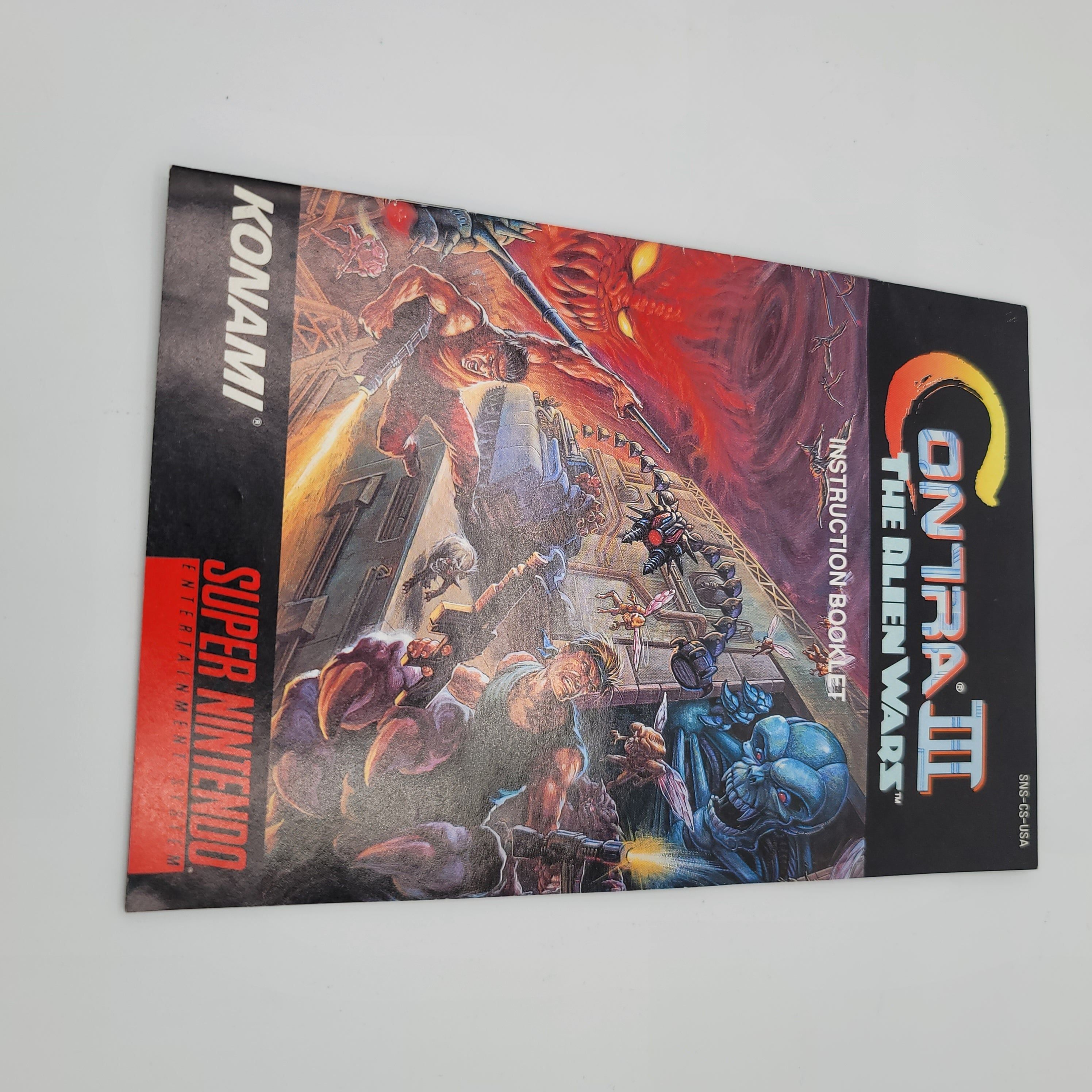 SNES - Contra III The Alien Wars (Complete in Box / A / With Manual)
