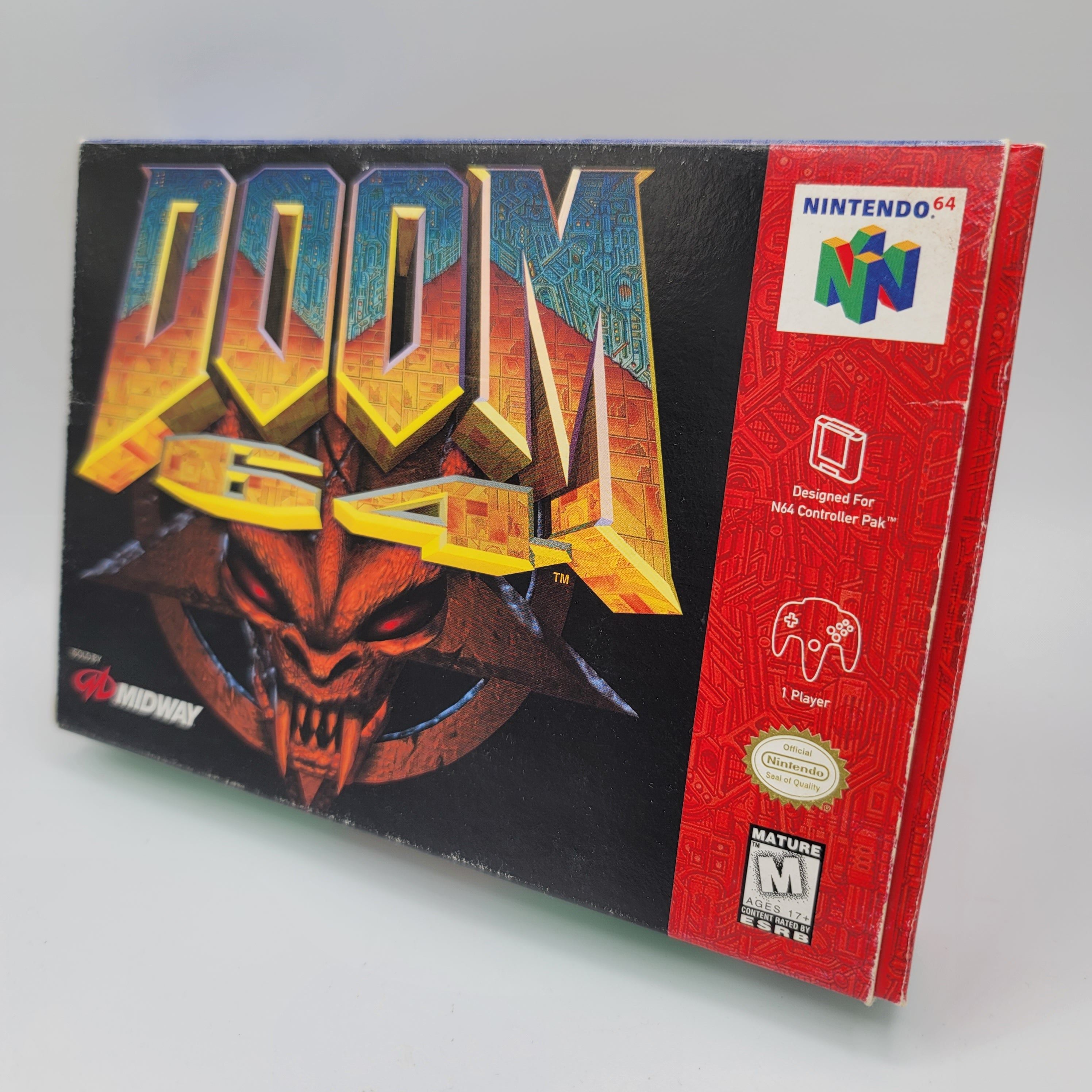 N64 - Doom 64 (Complete in Box / A / With Manual)