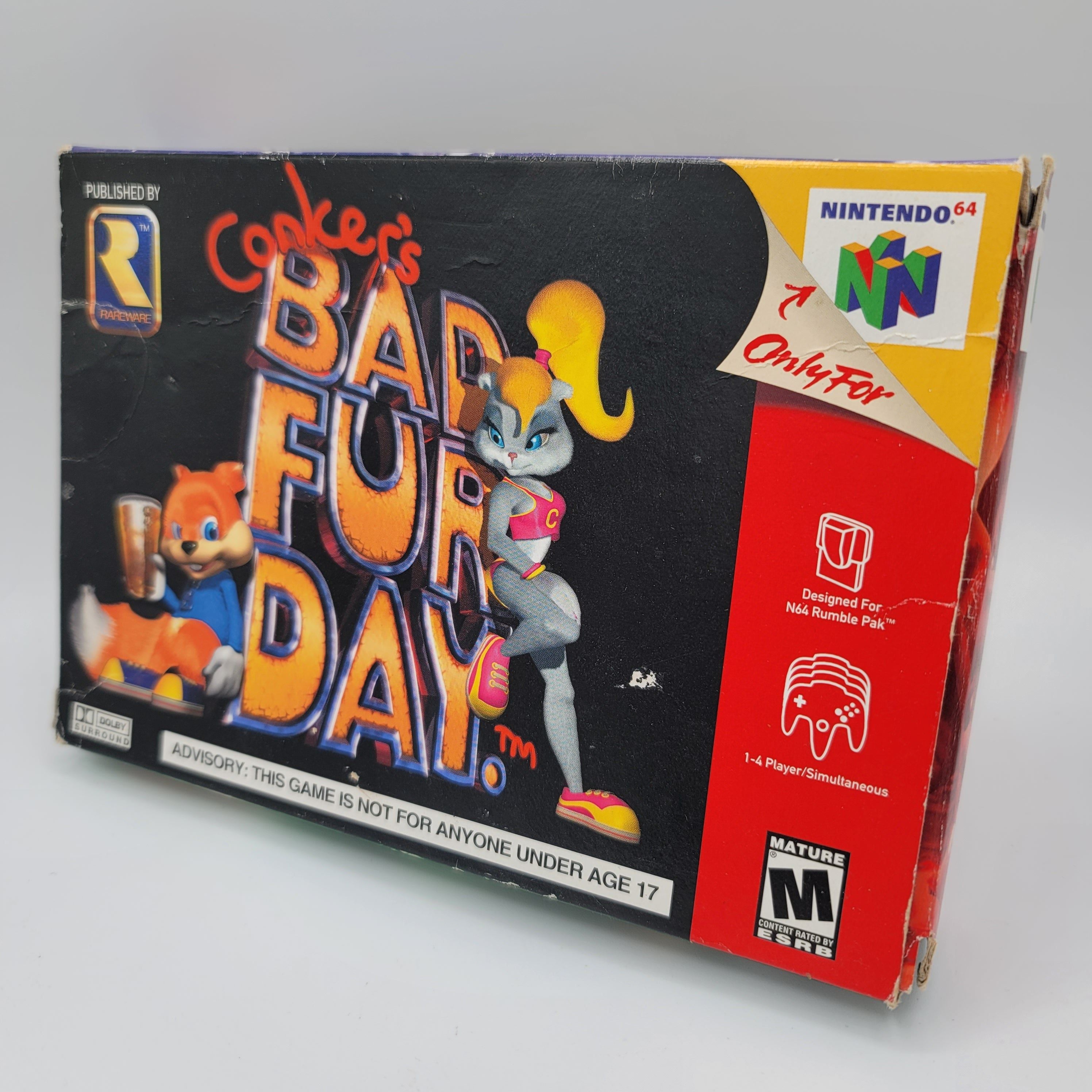 N64 - Conker's Bad Fur Day (Complete in Box / B+ / With Manual)