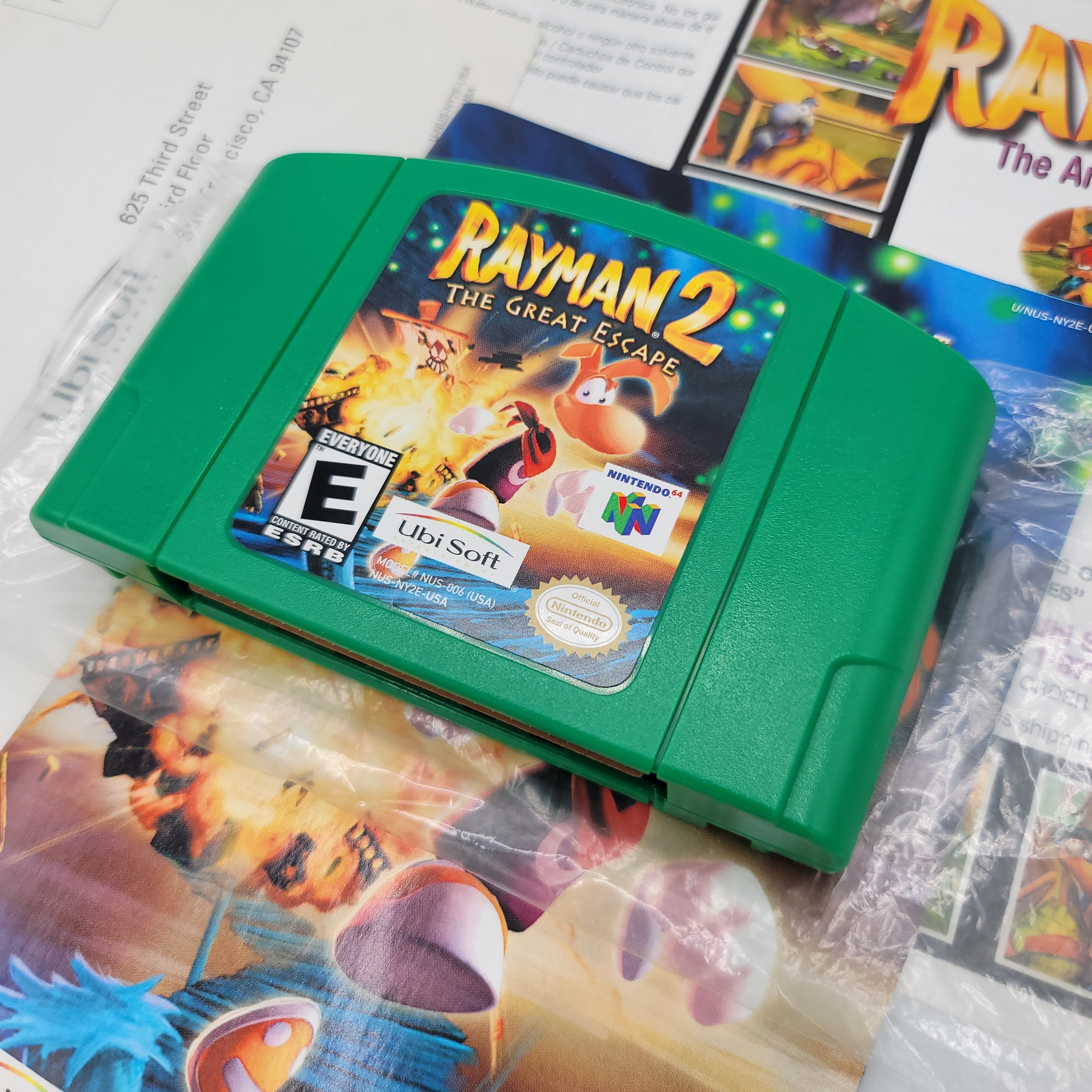 N64 - Rayman 2 The Great Escape (Complete in Box / A / With Manual)