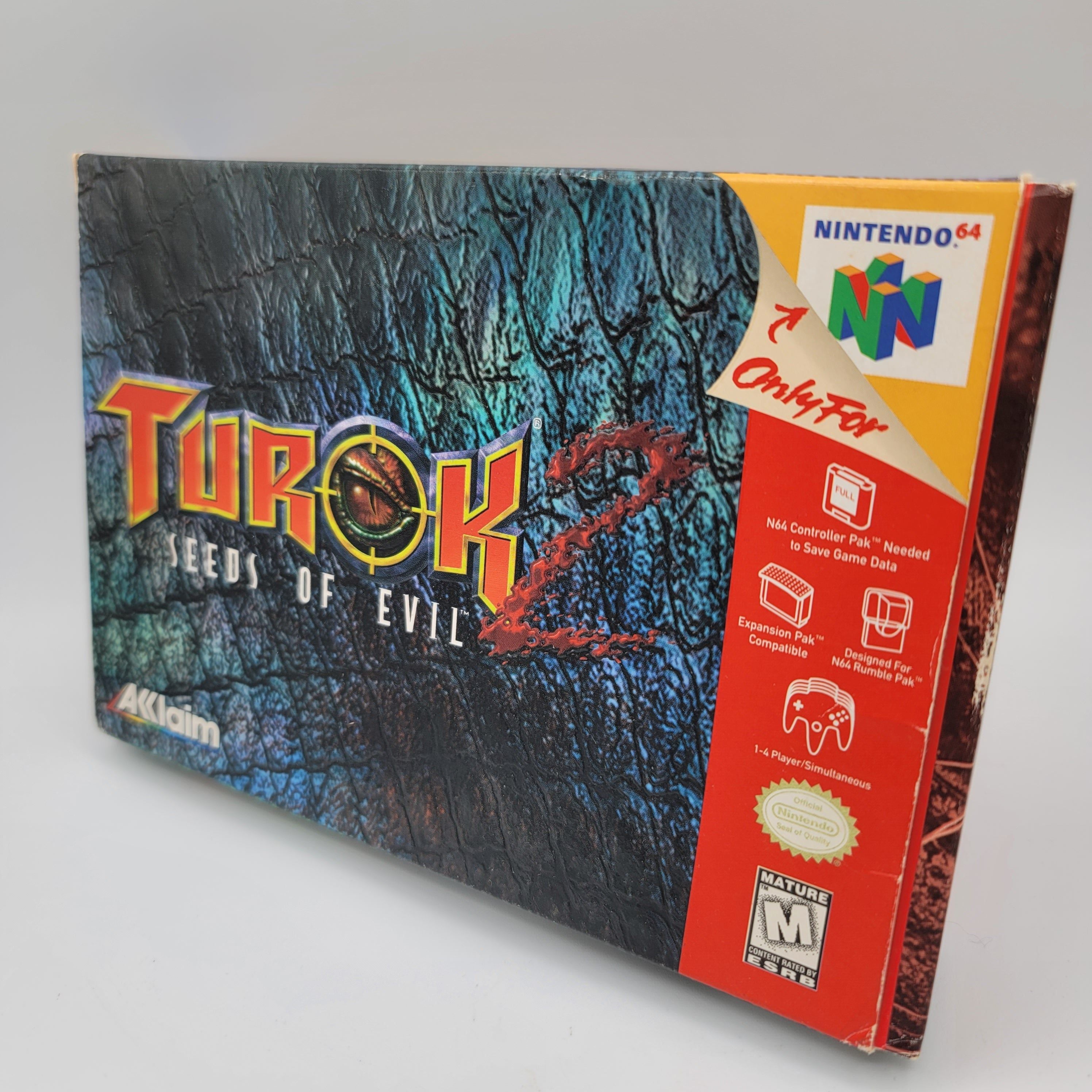 N64 - Turok 2 Seeds of Evil (Complete in Box / A / With Manual)