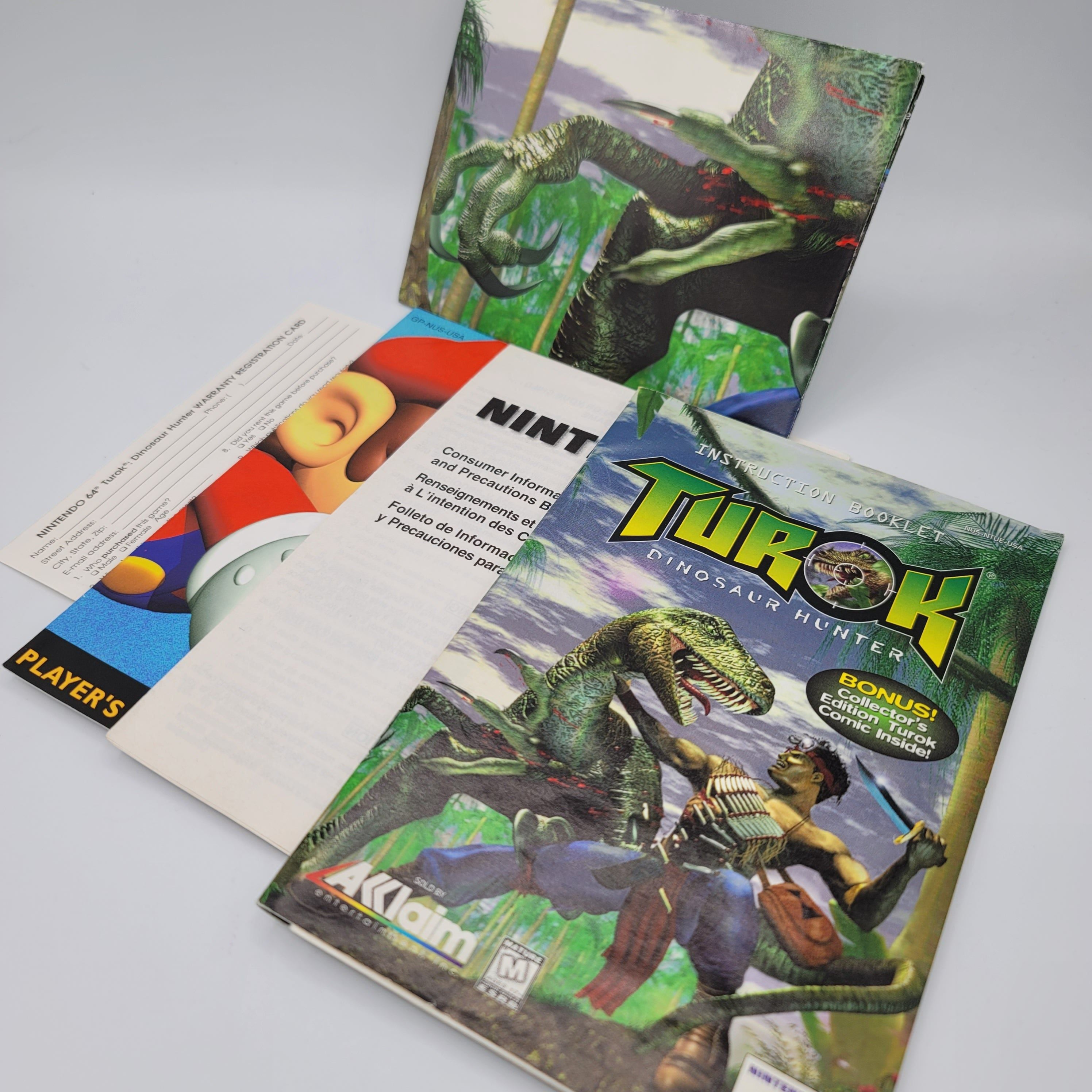 N64 - Turok Dinosaur Hunter (Complete in Box / A / With Manual)
