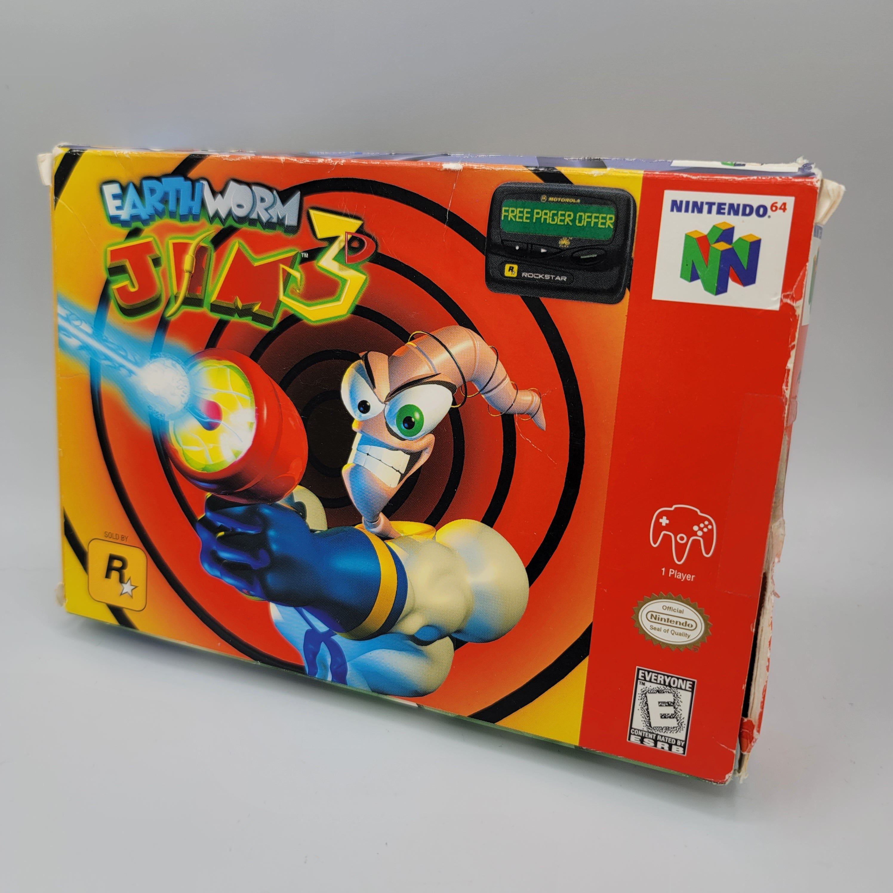 N64 - Earthworm Jim 3D (Complete in Box / C / No Manual)