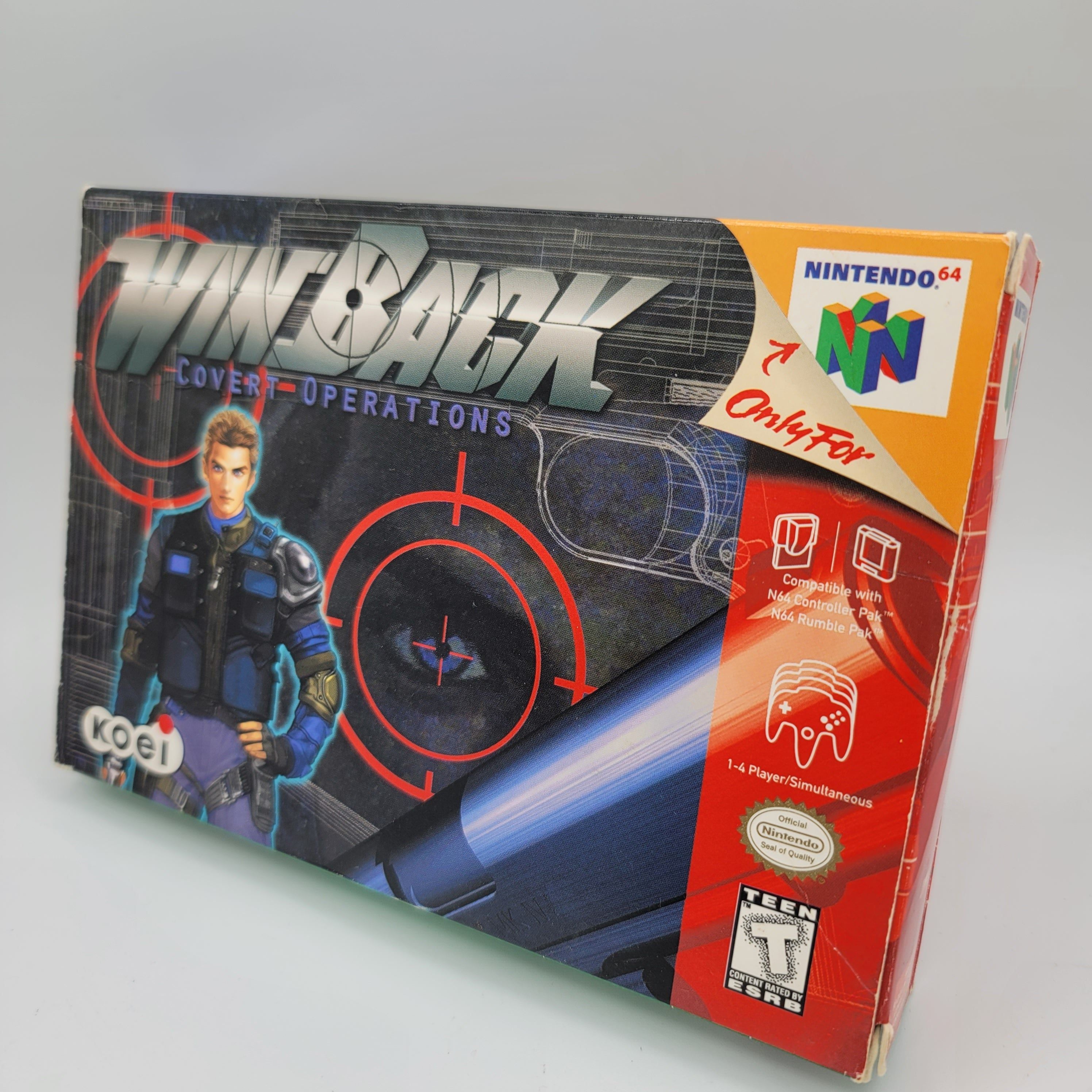 N64 - WinBack Covert Operations (Complete in Box / B+ / With Manual)