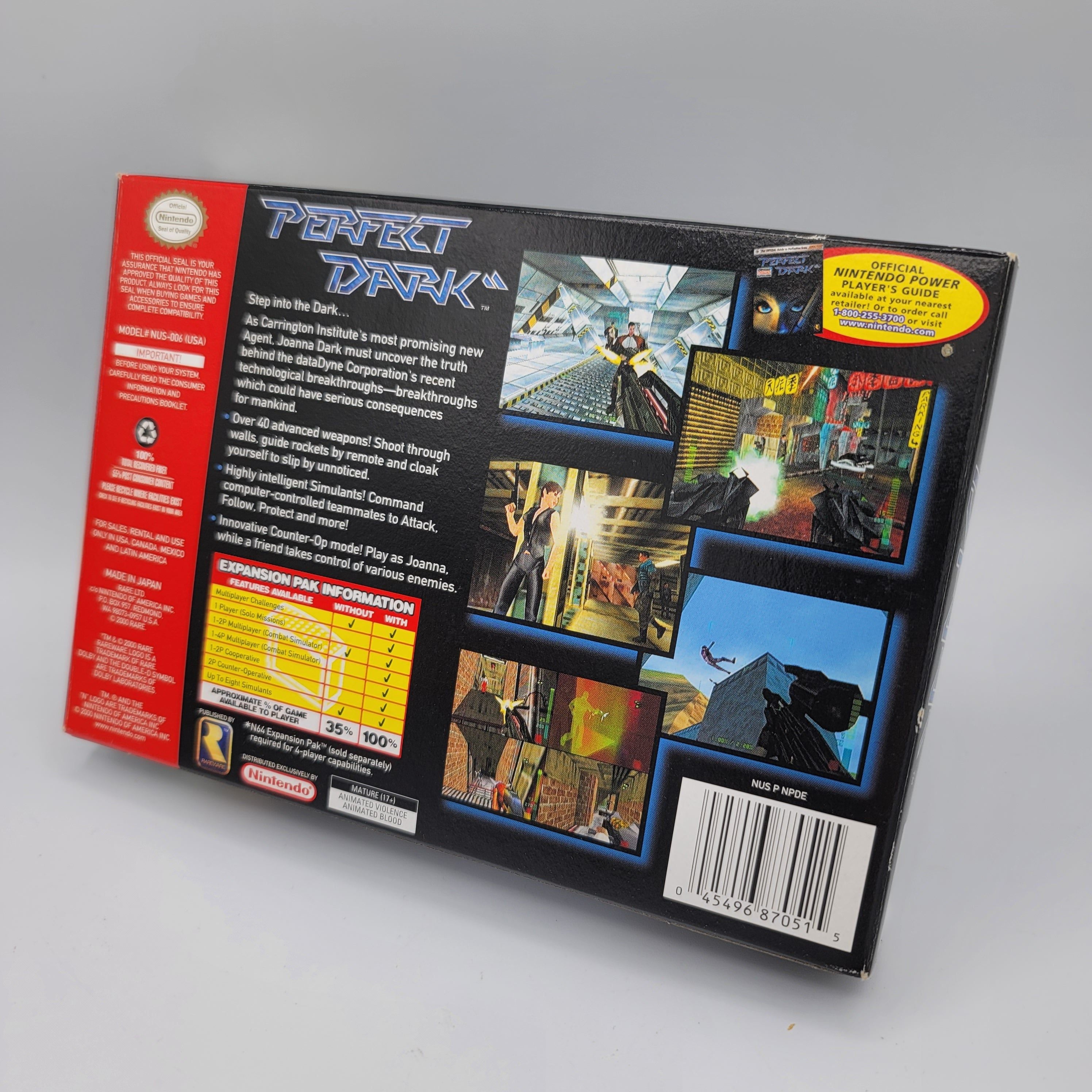 N64 - Perfect Dark (Complete in Box / A / With Manual)