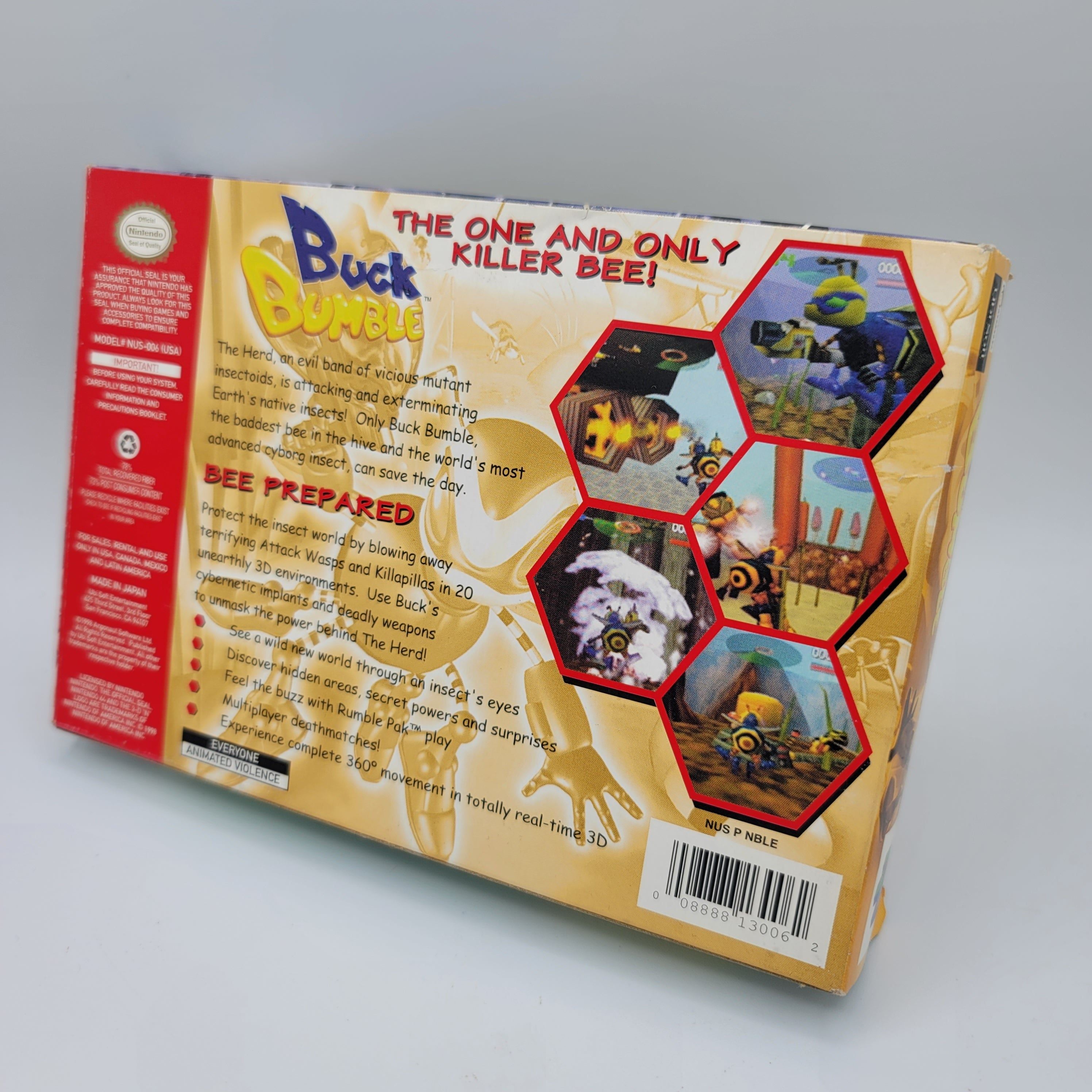 N64 - Buck Bumble (Complete in Box / A- / With Manual)