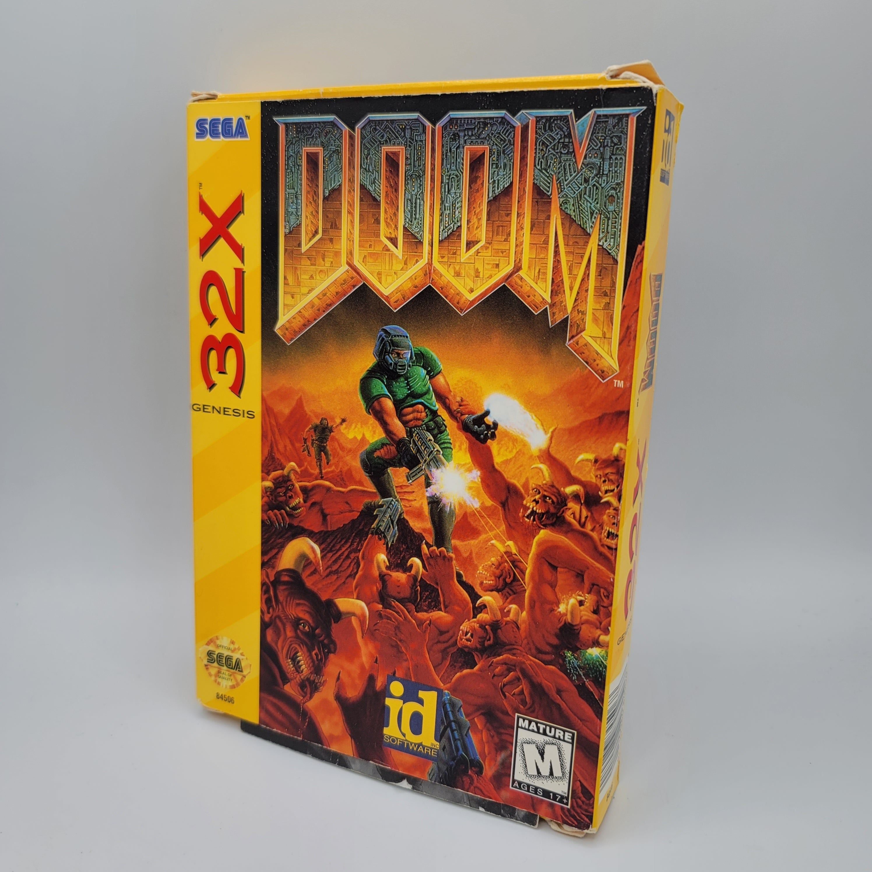 32X - Doom (Complete in Box / With Manual)