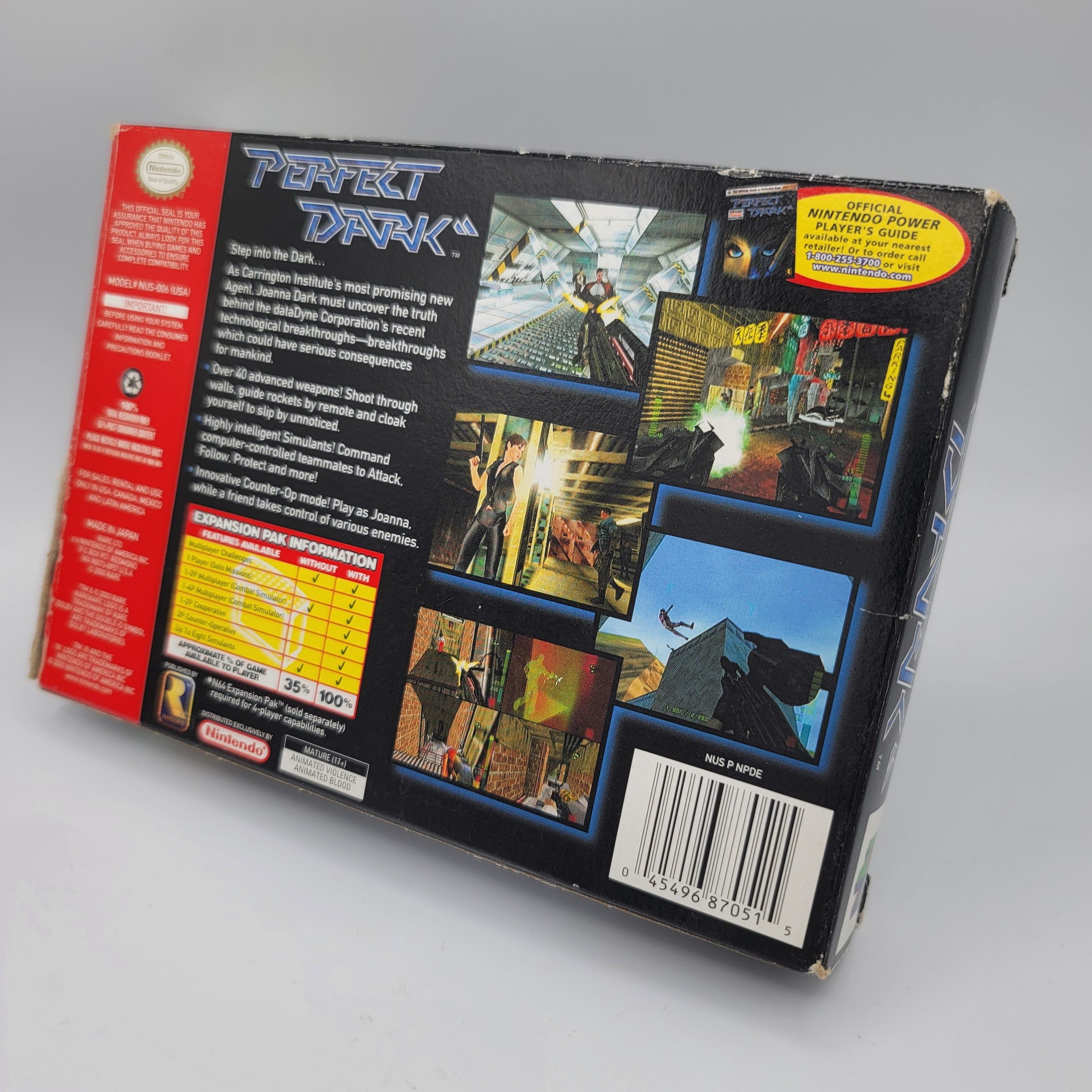 N64 - Perfect Dark (Complete in Box / B / No Manual)