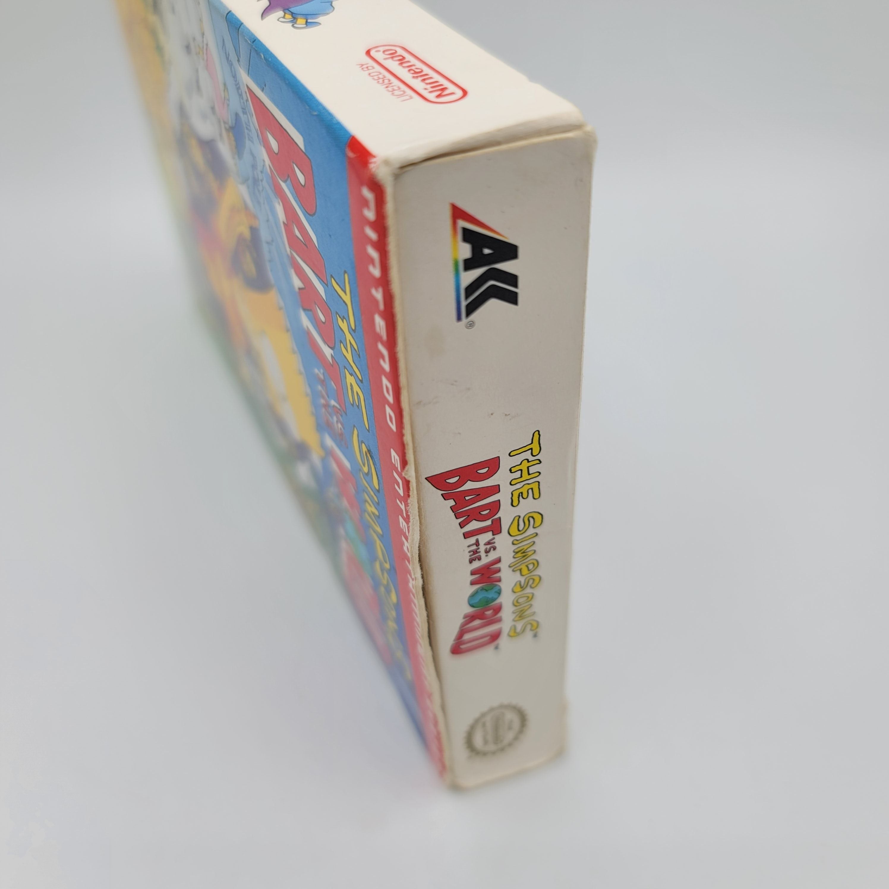 NES - The Simpsons Bart vs the World (Complete in Box / A / With Manual)