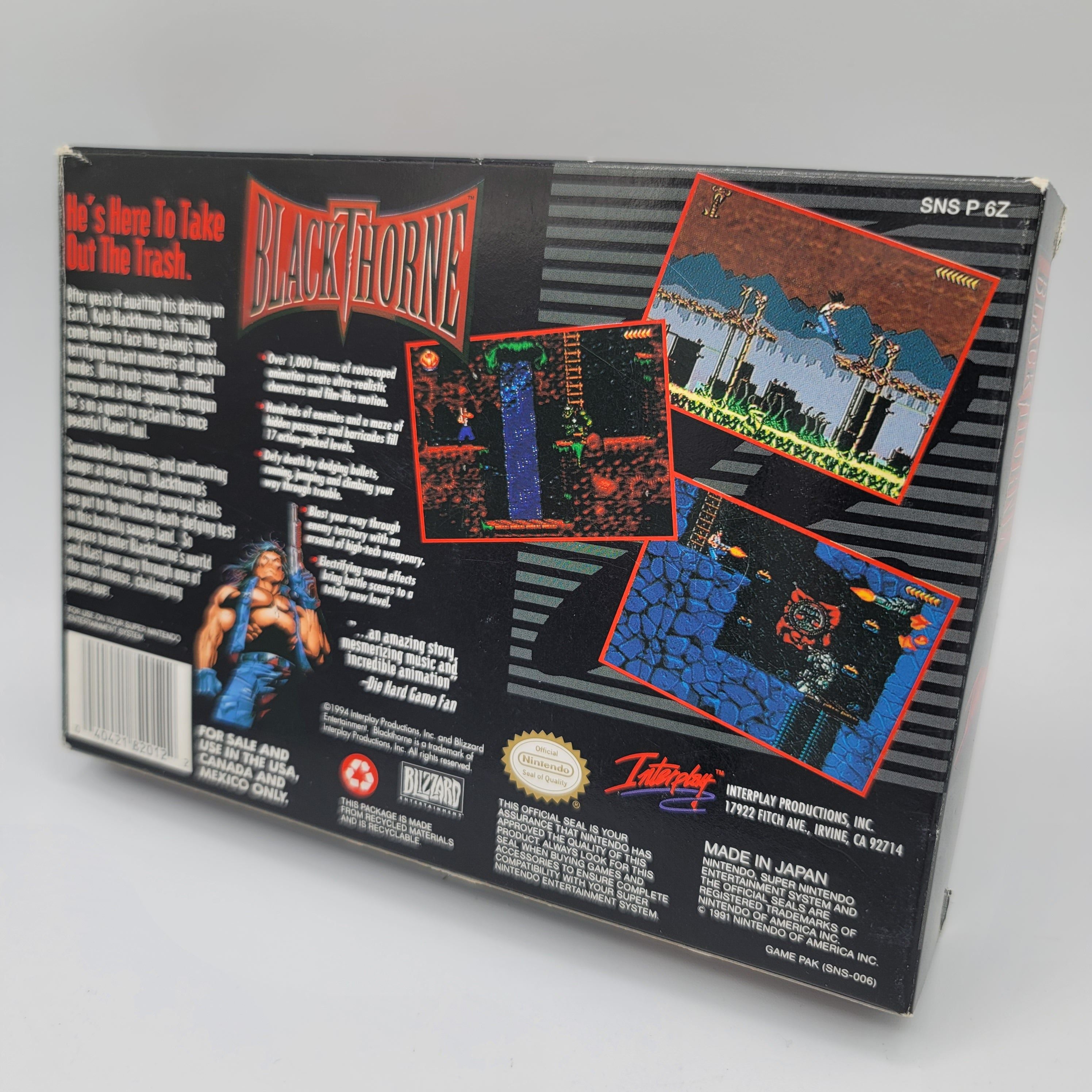 SNES - BlackThorne (Complete in Box / A- / With Manual)